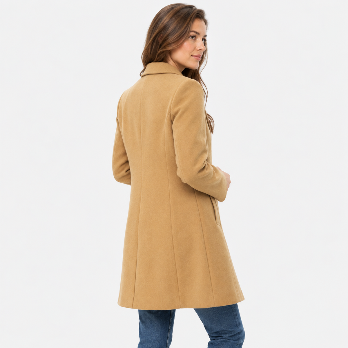 Cariova Mode I Women's Casual Coat - Solid Color Long Sleeve Outerwear