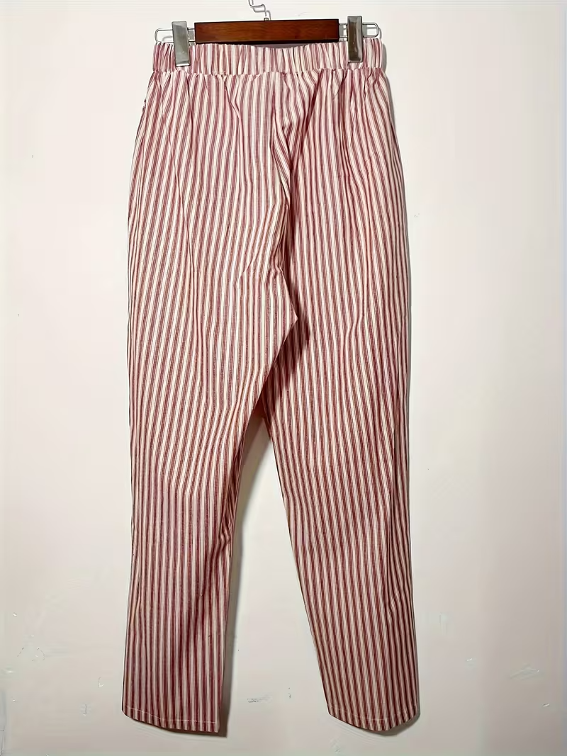 Cariova Mode I Women's Striped Casual Pants