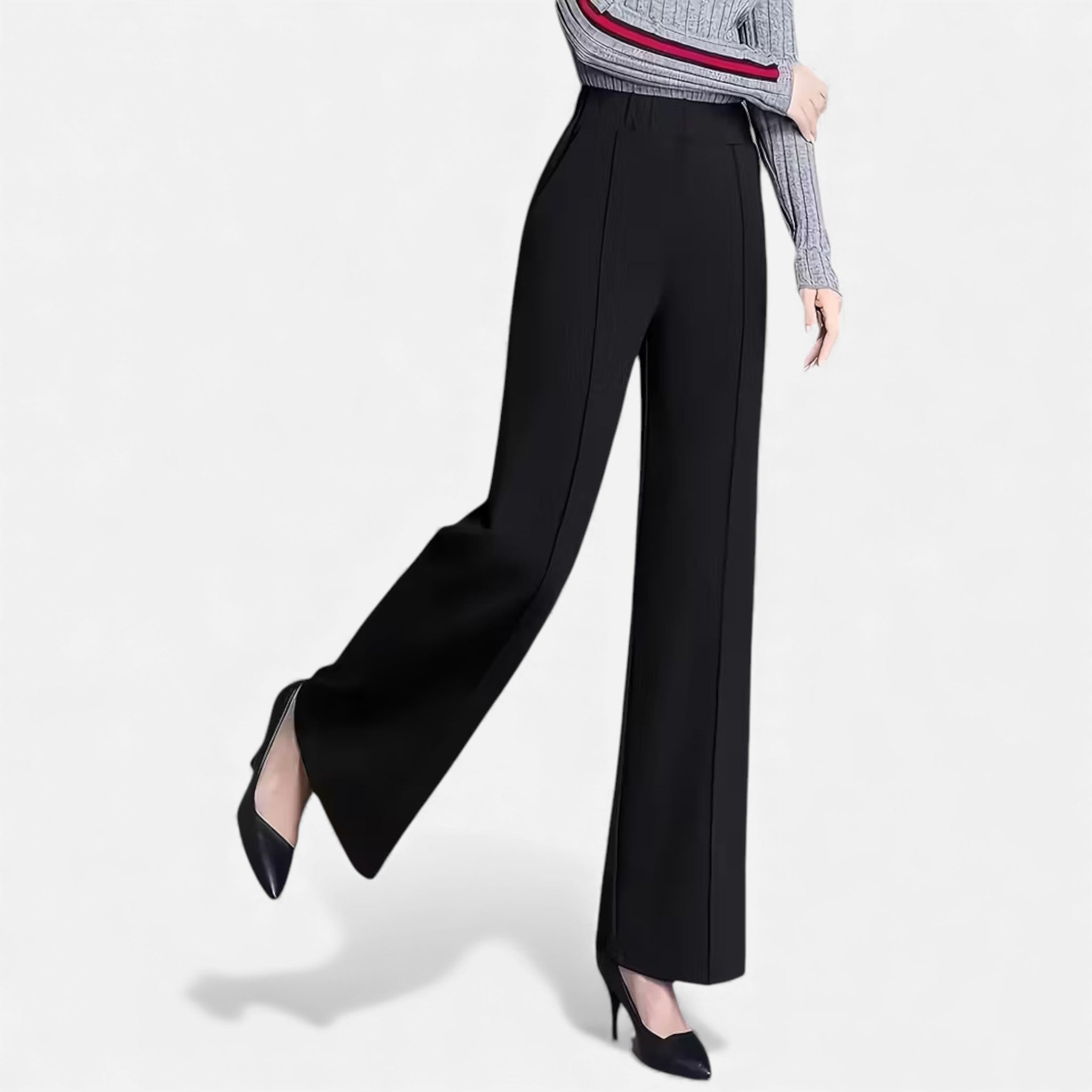 Cariova Mode | Women’s Heritage High-Waist Wide-Leg Trousers