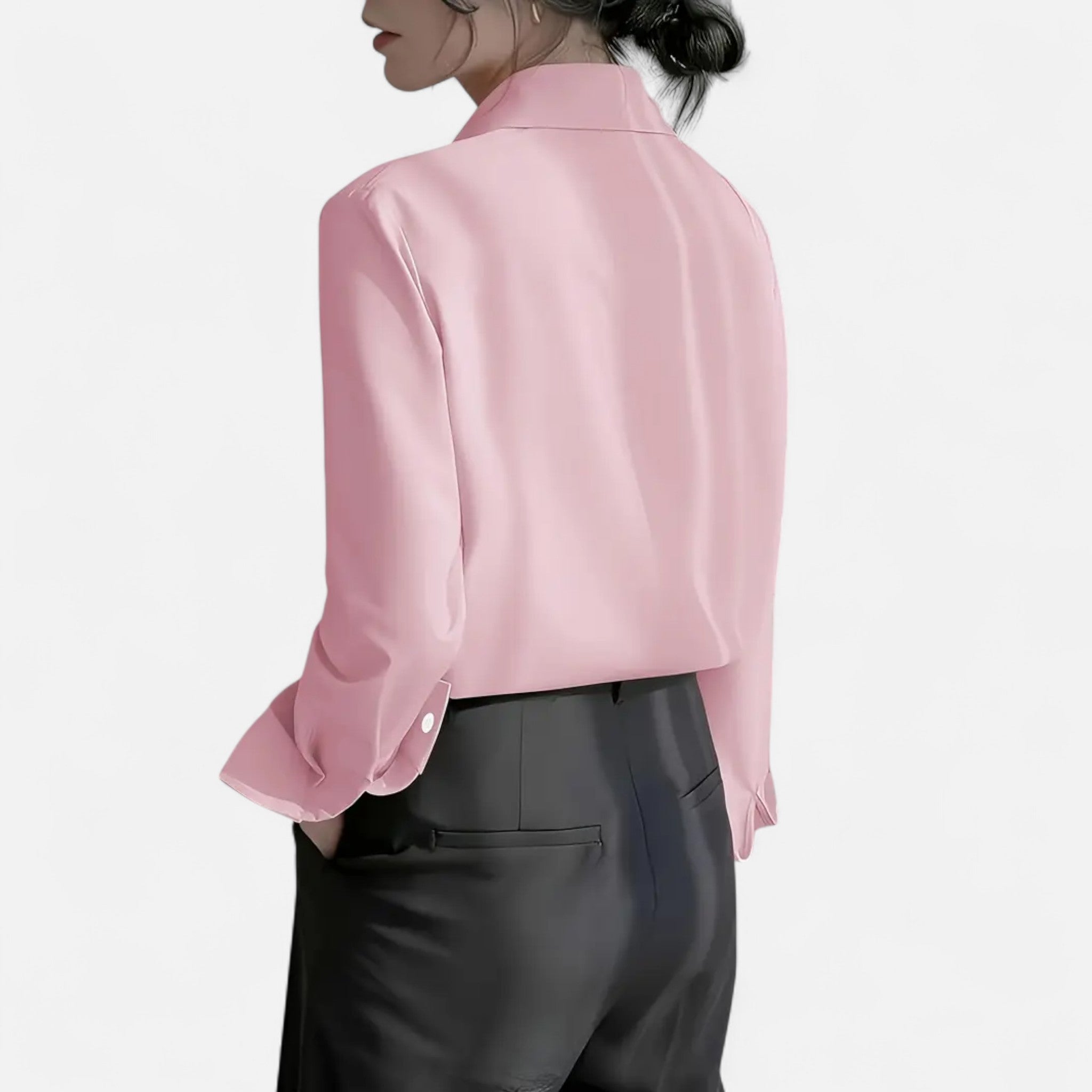 Cariova Mode | Women’s Long-Sleeve Office Blouse – Timeless Elegance