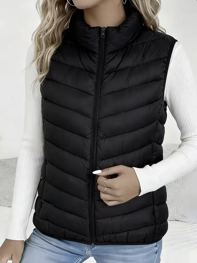 Cariova Mode | Lightweight Sleeveless Puffer Gilet