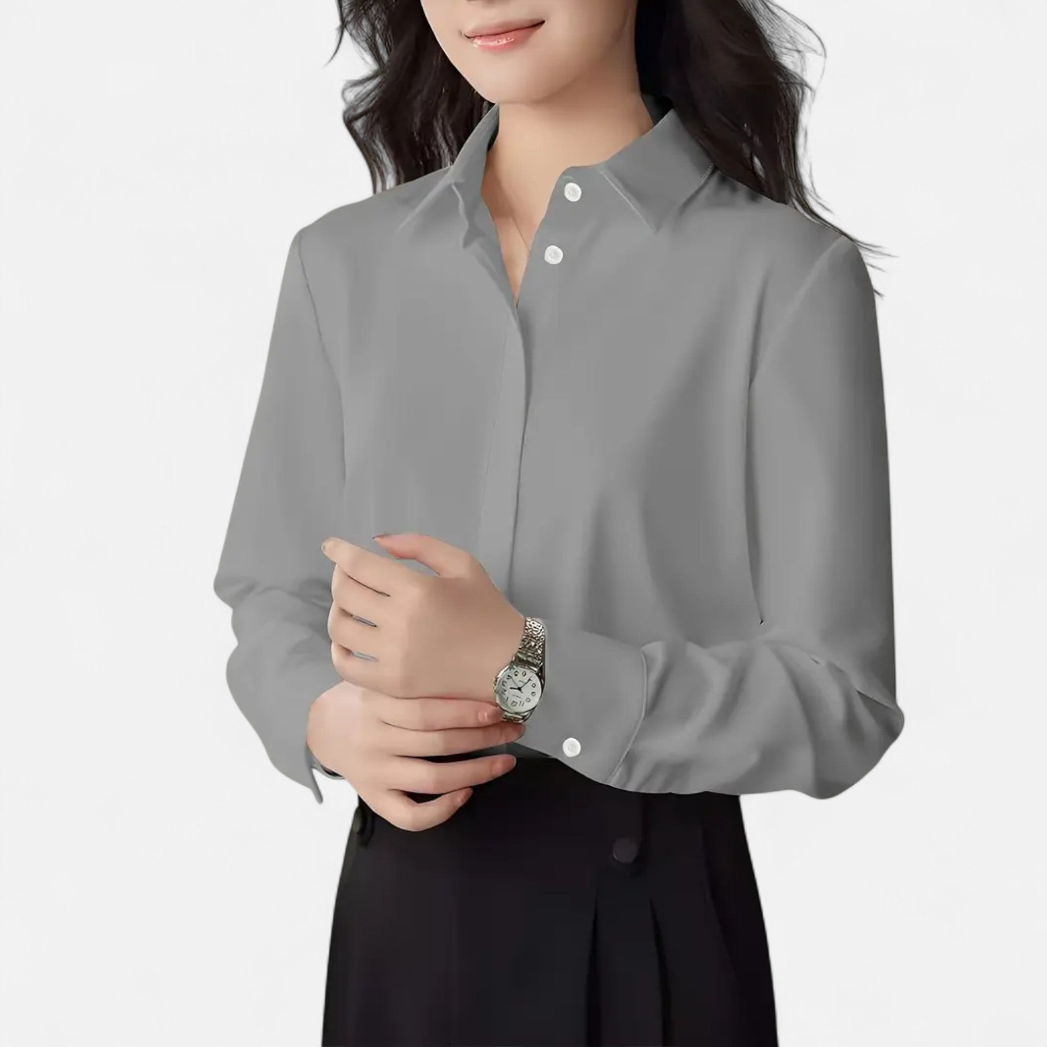 Cariova Mode | Women’s Long-Sleeve Blouse – Timeless Elegance