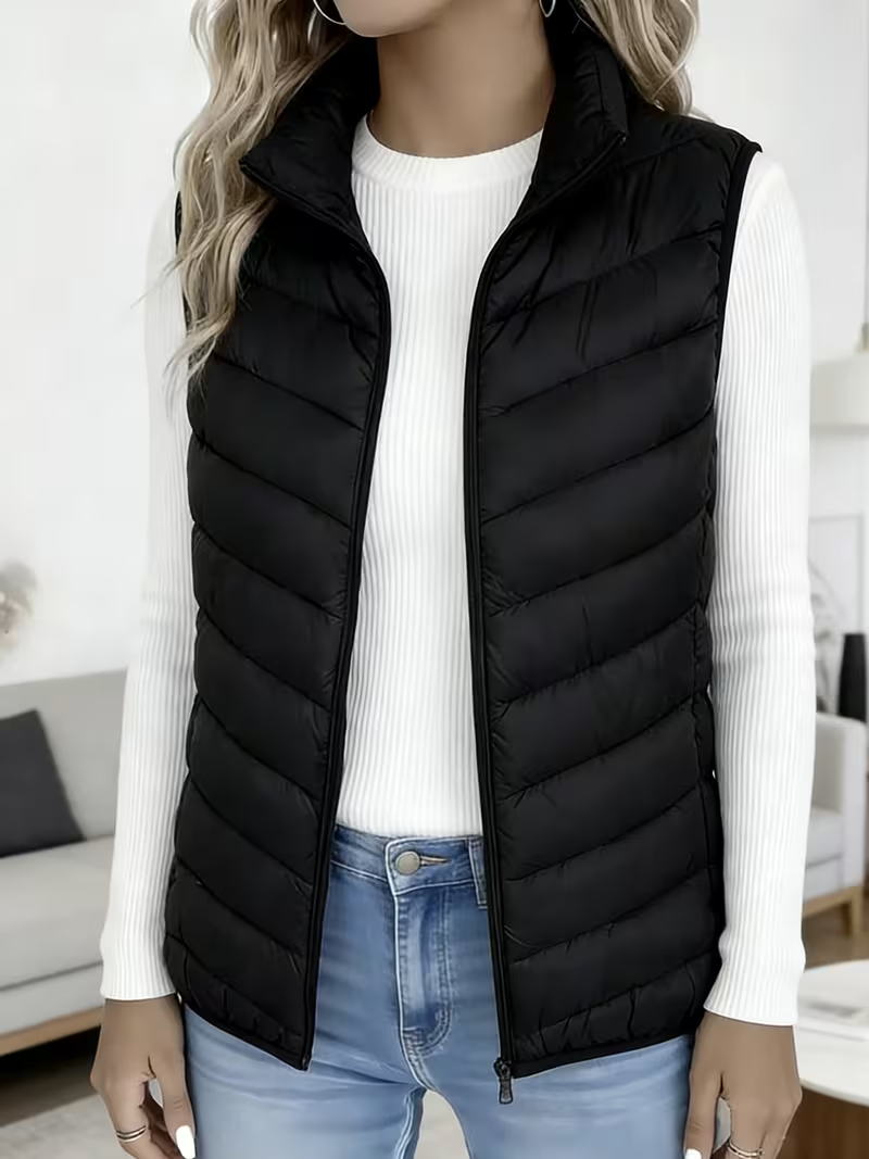 Cariova Mode | Lightweight Sleeveless Puffer Gilet