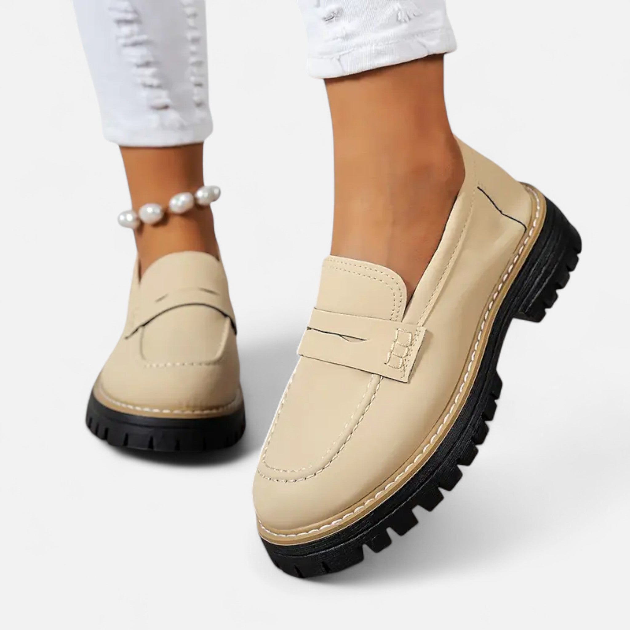 Cariova Mode | Women’s Retro Chunky Loafers – Heritage Edge
