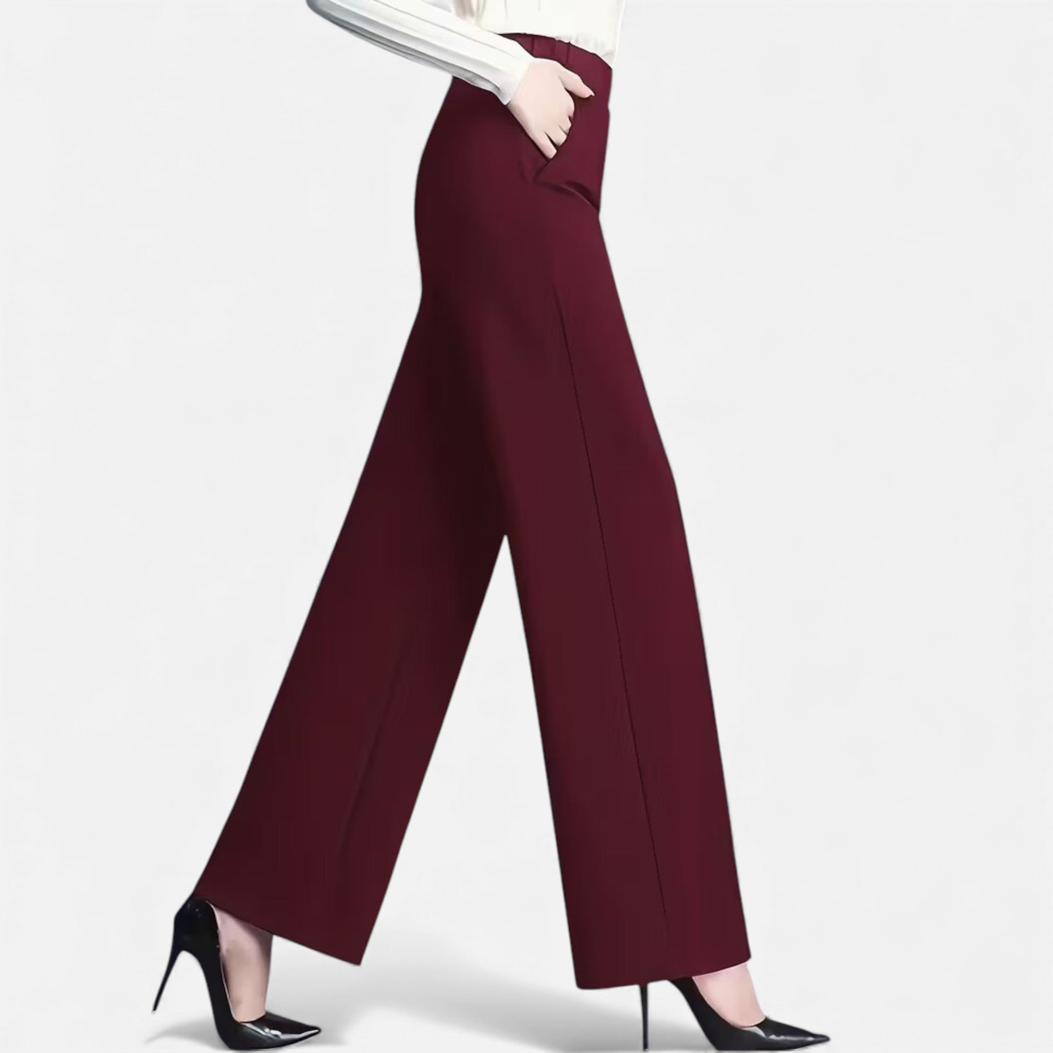 Cariova Mode | Women’s Heritage High-Waist Wide-Leg Trousers