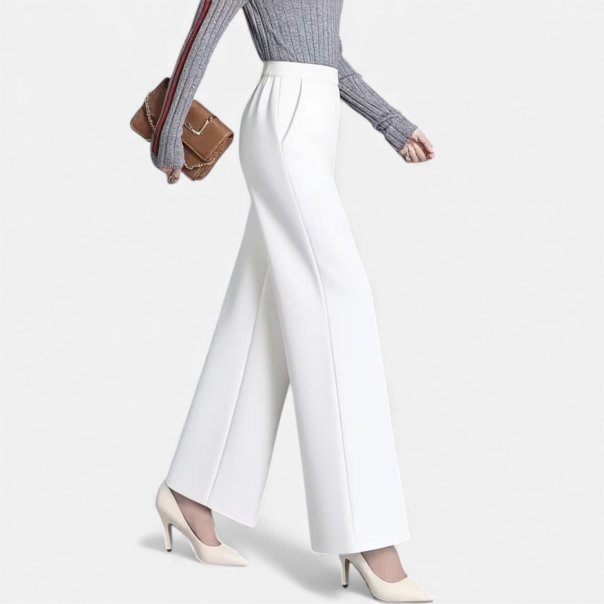 Cariova Mode | Women’s Heritage High-Waist Wide-Leg Trousers