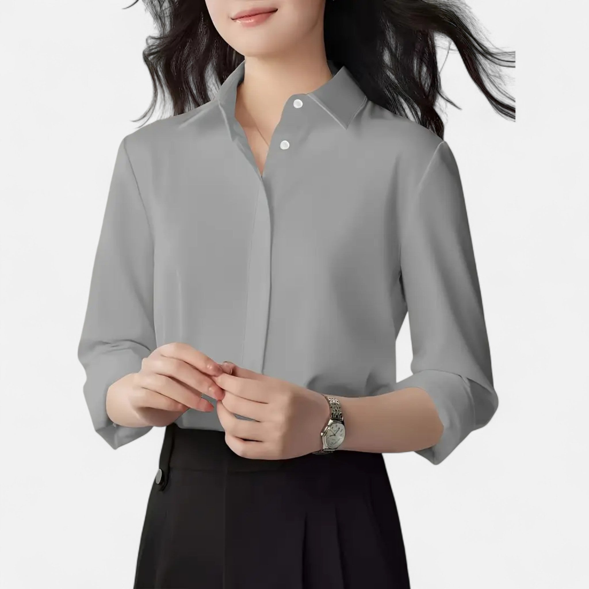 Cariova Mode | Women’s Long-Sleeve Blouse – Timeless Elegance