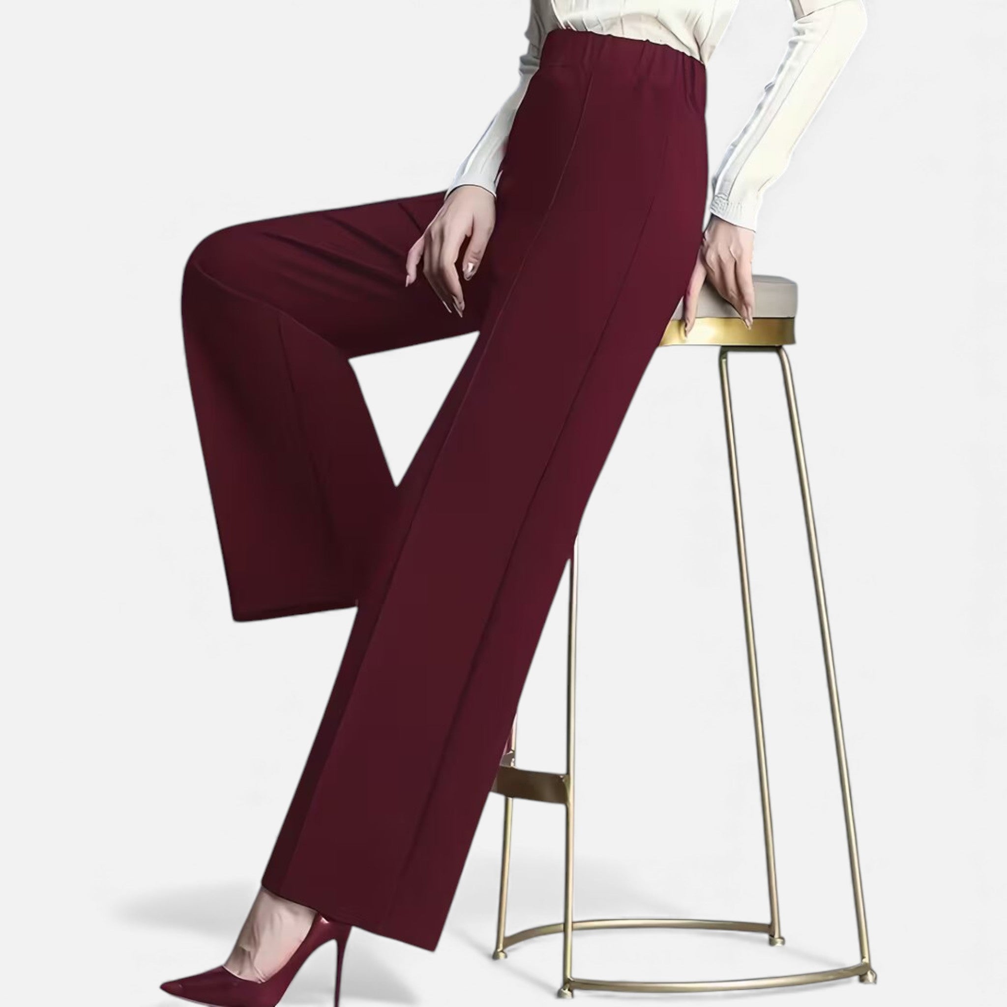 Cariova Mode | Women’s Heritage High-Waist Wide-Leg Trousers