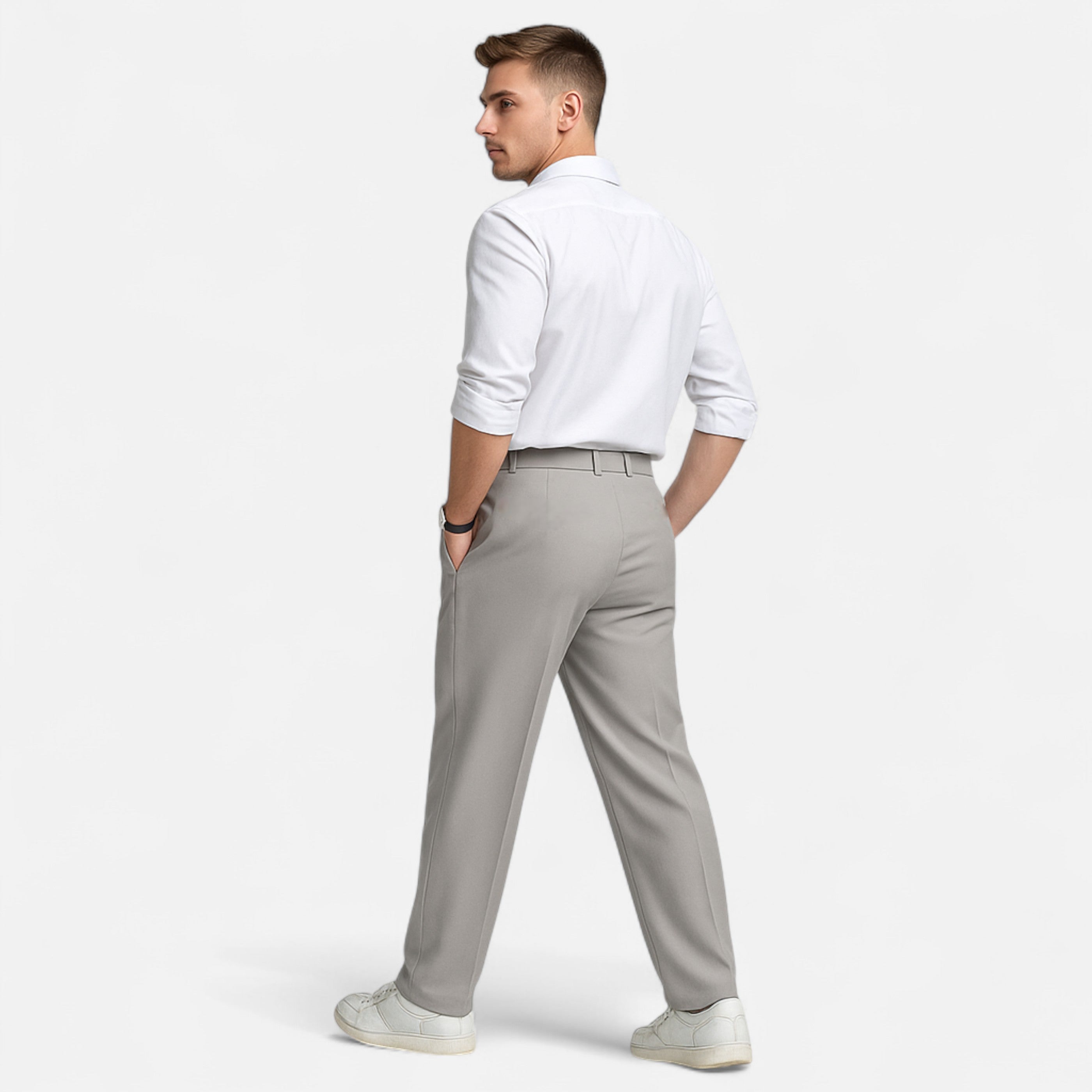 Cariova Mode | Men’s Vintage Dress Trousers – Timeless Loose Fit