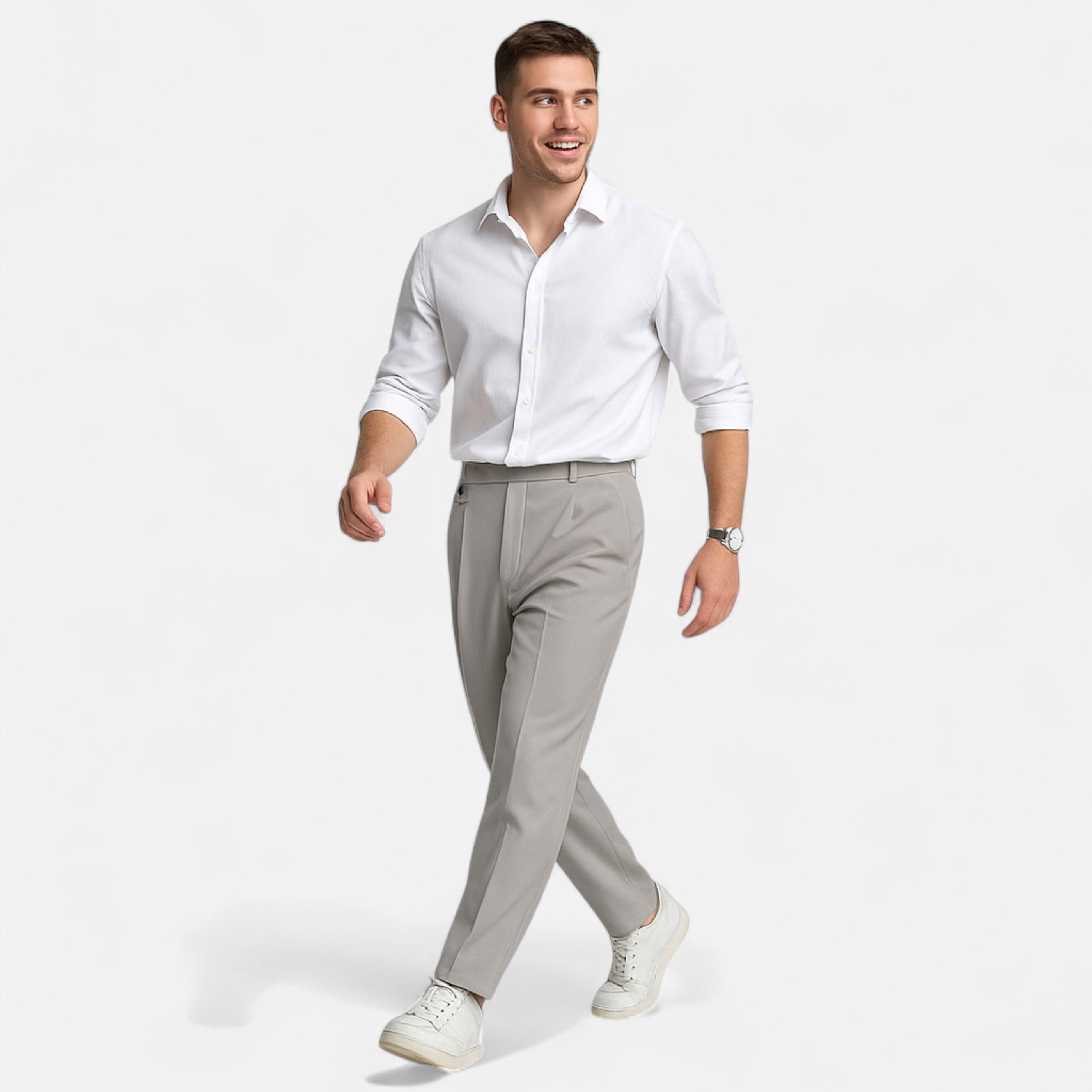 Cariova Mode | Men’s Vintage Dress Trousers – Timeless Loose Fit