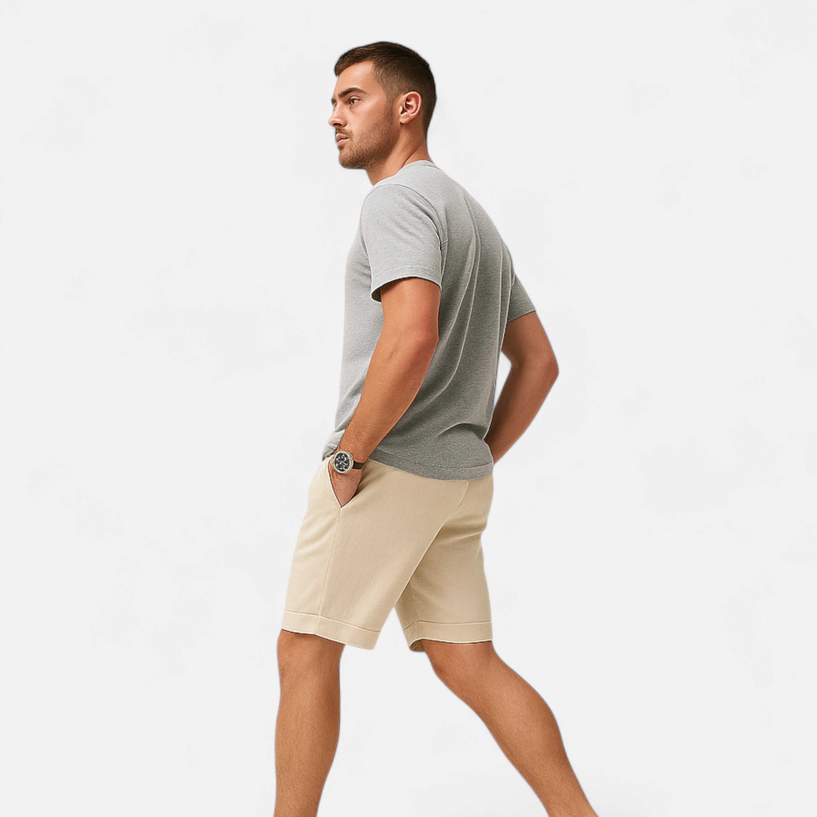 Cariova Mode | Men’s Linen Shorts – Riviera Summer Style