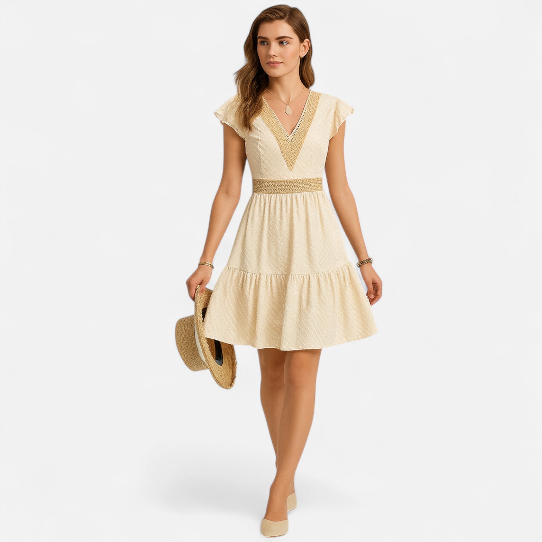 Cariova Mode | Women’s Sleeveless Dress – Timeless Chic