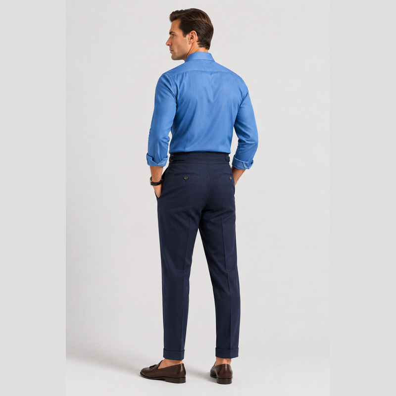 Cariova Mode I Men's Suit Pants - Polyester Comfort Loose Fit Dress Trousers