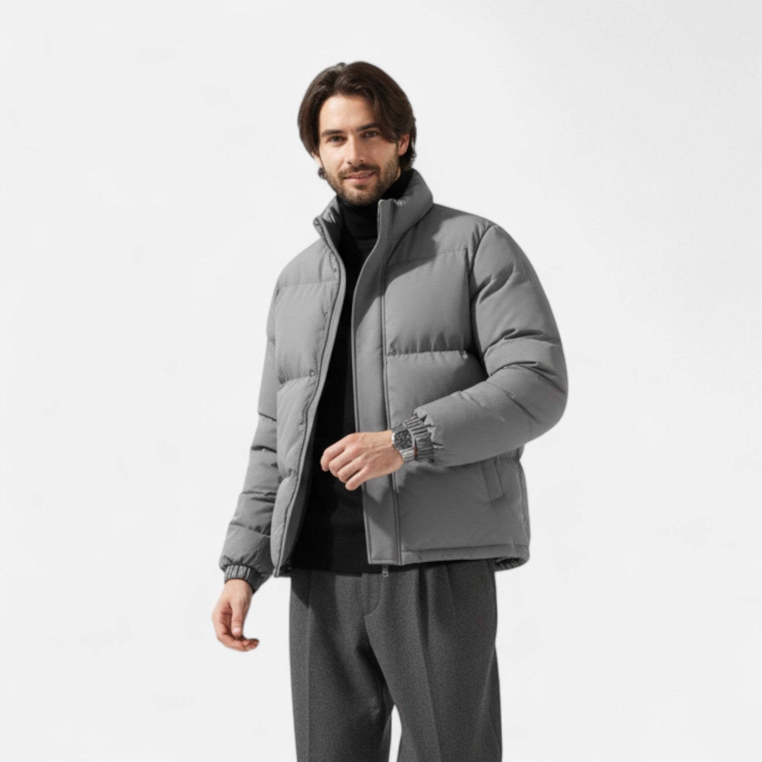 Cariova Mode | Men’s Puffer Jacket Oversize Winter Heritage