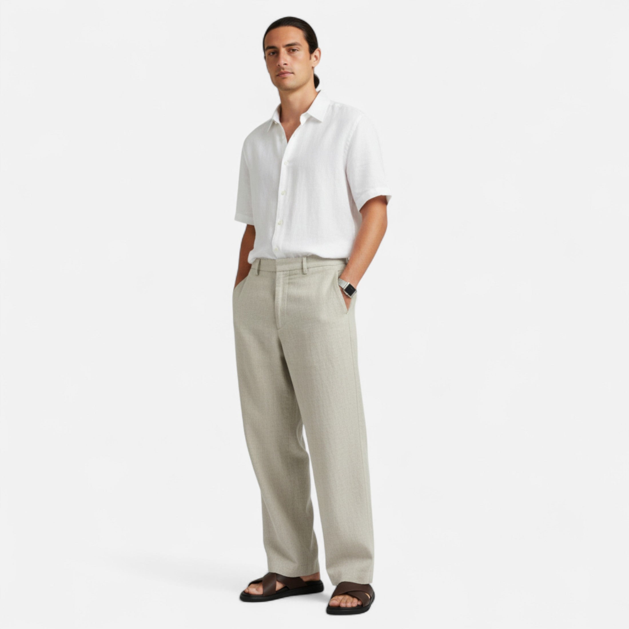Cariova Mode | Men’s Cross-Strap Sandals – Riviera Comfort