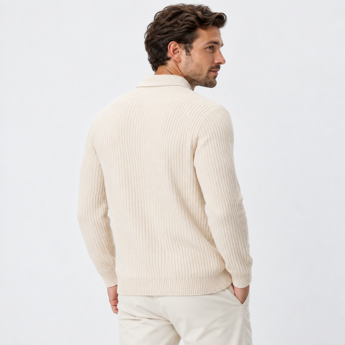 Cariova Mode I Men's Viscose Blend Pullover Sweater - Business Casual
