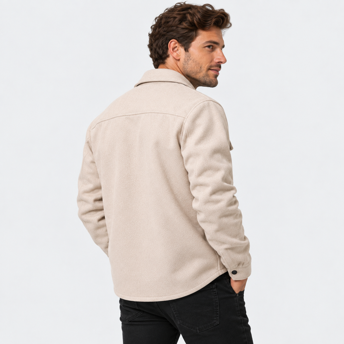Cariova Mode I Men's Thickened Cardigan - Solid Color Style