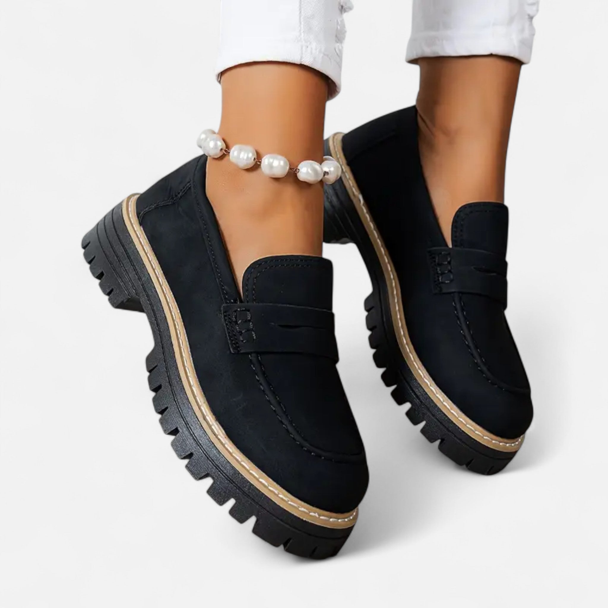 Cariova Mode | Women’s Retro Chunky Loafers – Heritage Edge