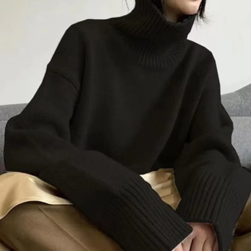 Cariova Mode | Women’s Turtleneck Knit Sweater