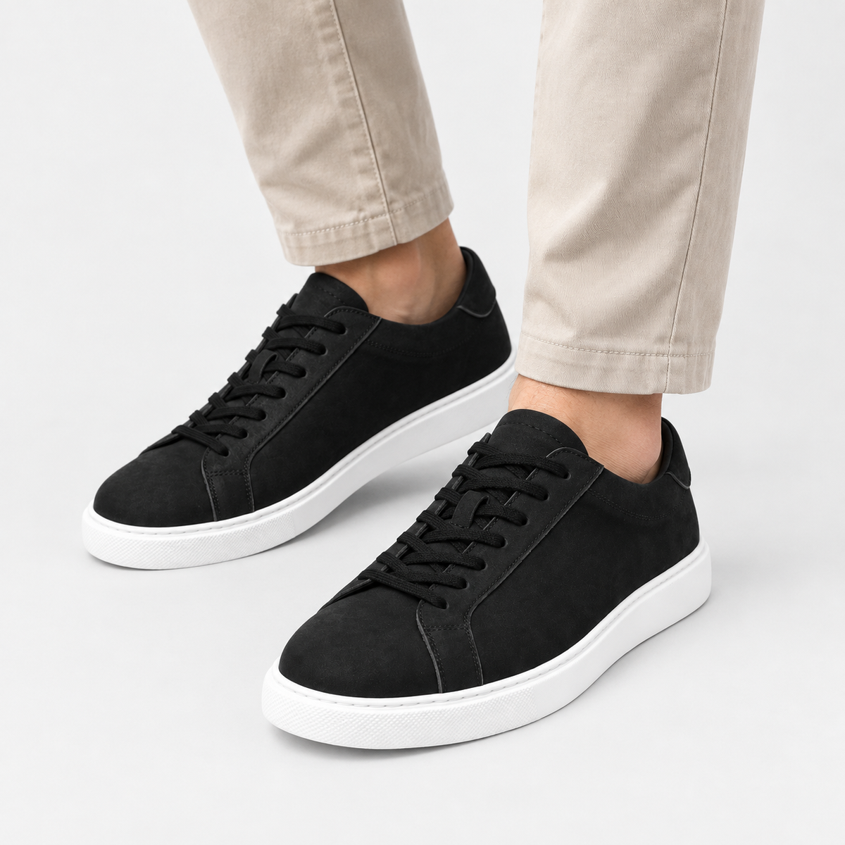 Cariova Mode I Men's Full-Grain Leather Casual Shoes - Lace-Up