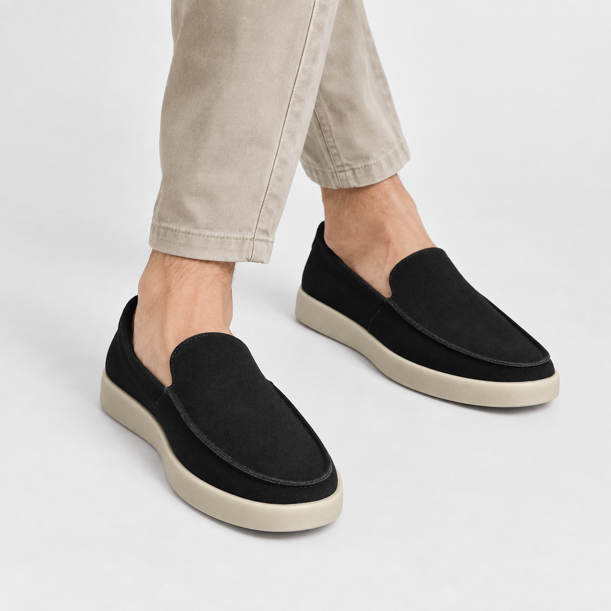 Cariova Mode I Men's Gommino Driving Shoes - Round Toe Rubber Sole