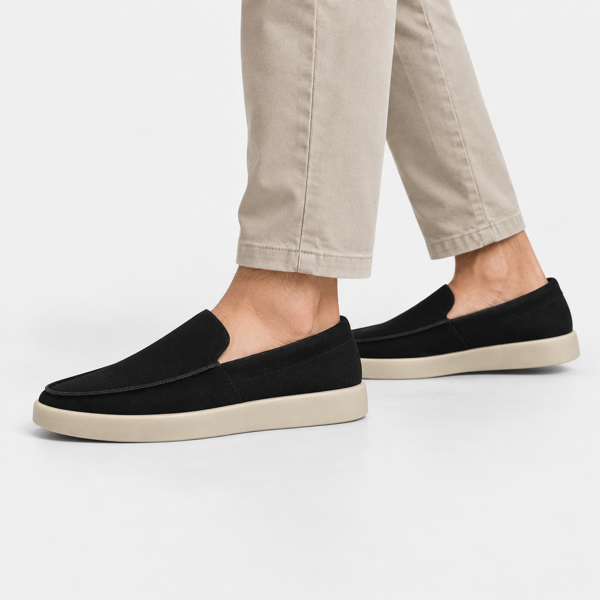 Cariova Mode I Men's Gommino Driving Shoes - Round Toe Rubber Sole