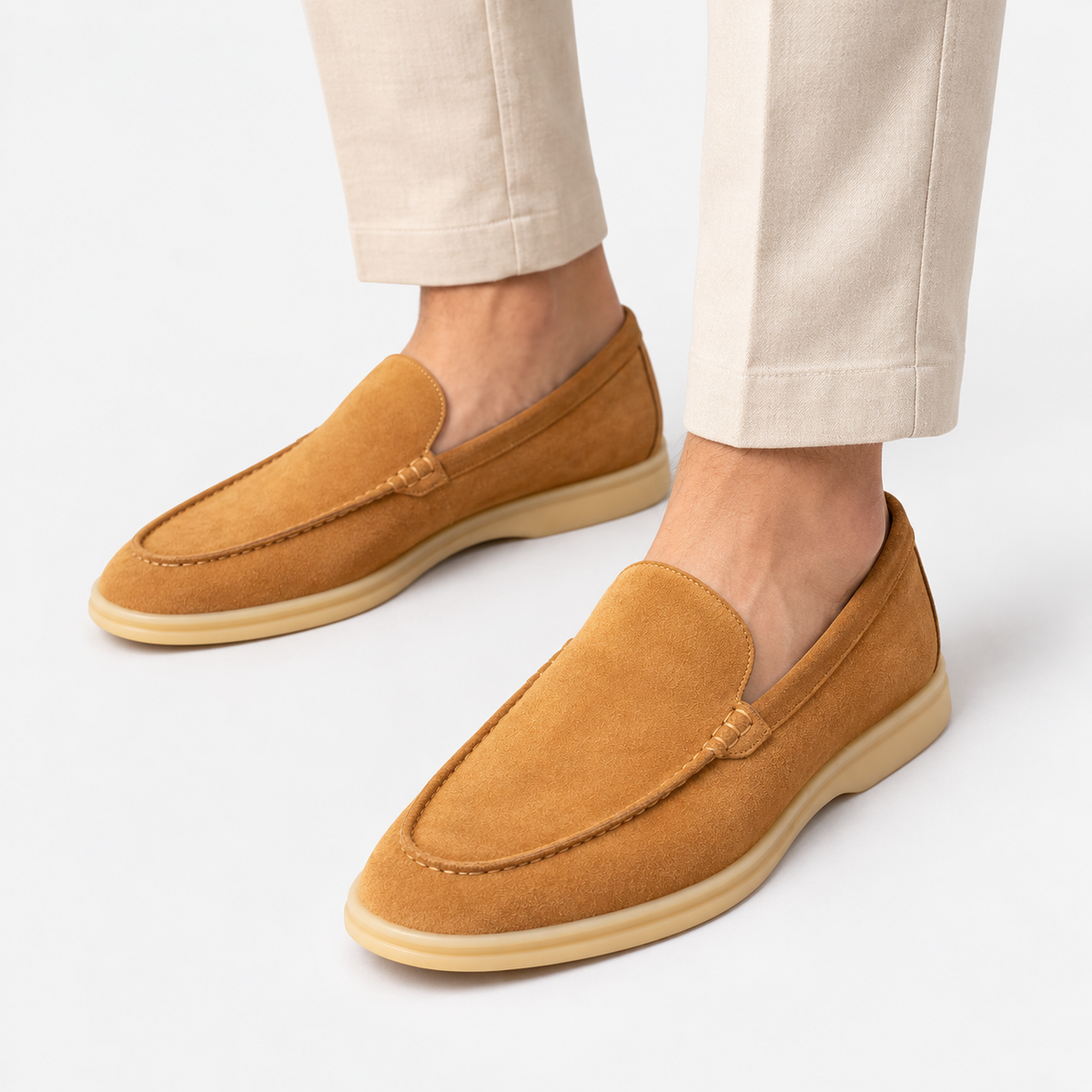 Cariova Mode I Men's Suede Casual Shoes - Cowhide Insole Rubber Sole