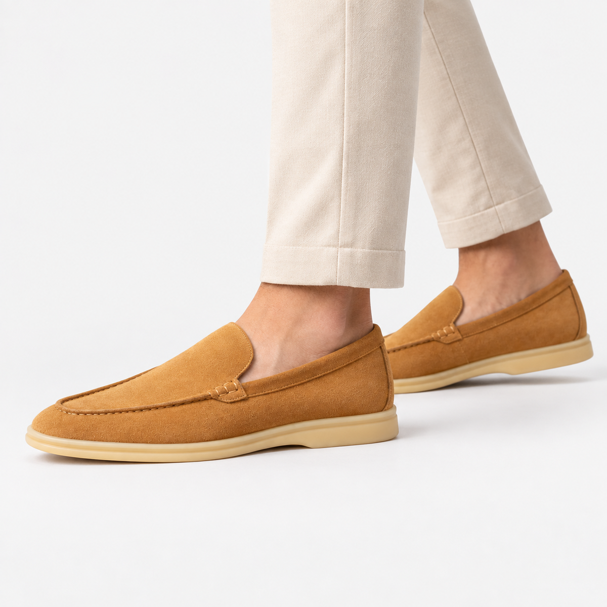 Cariova Mode I Men's Suede Casual Shoes - Cowhide Insole Rubber Sole