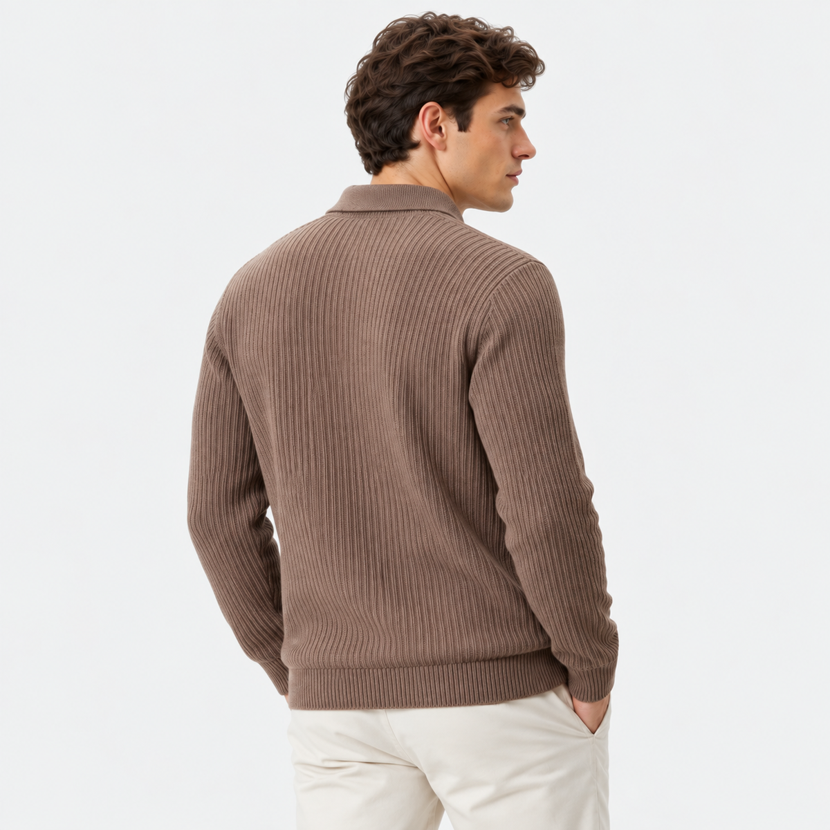 Cariova Mode I Men's Viscose Blend Pullover Sweater - Business Casual