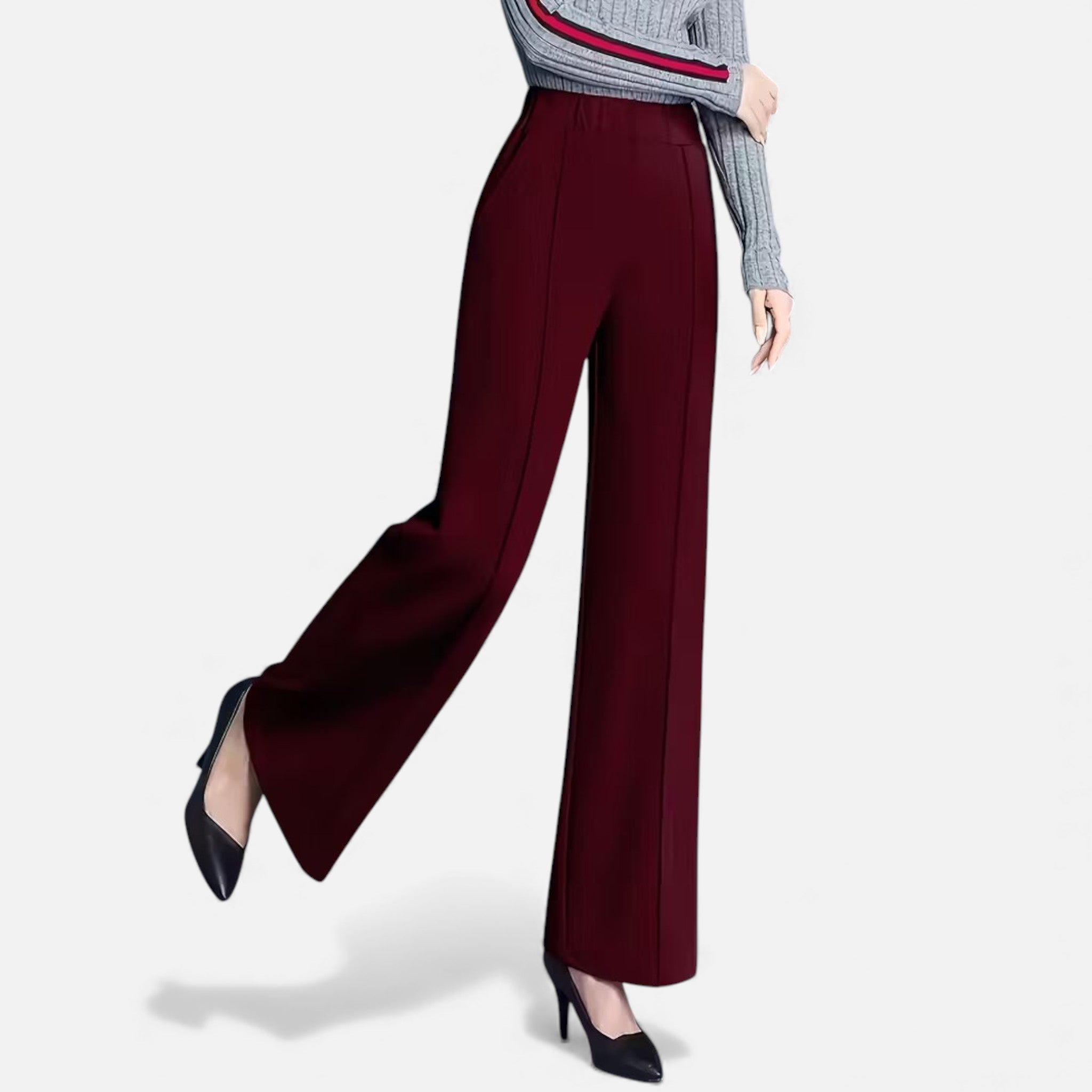 Cariova Mode | Women’s Heritage High-Waist Wide-Leg Trousers