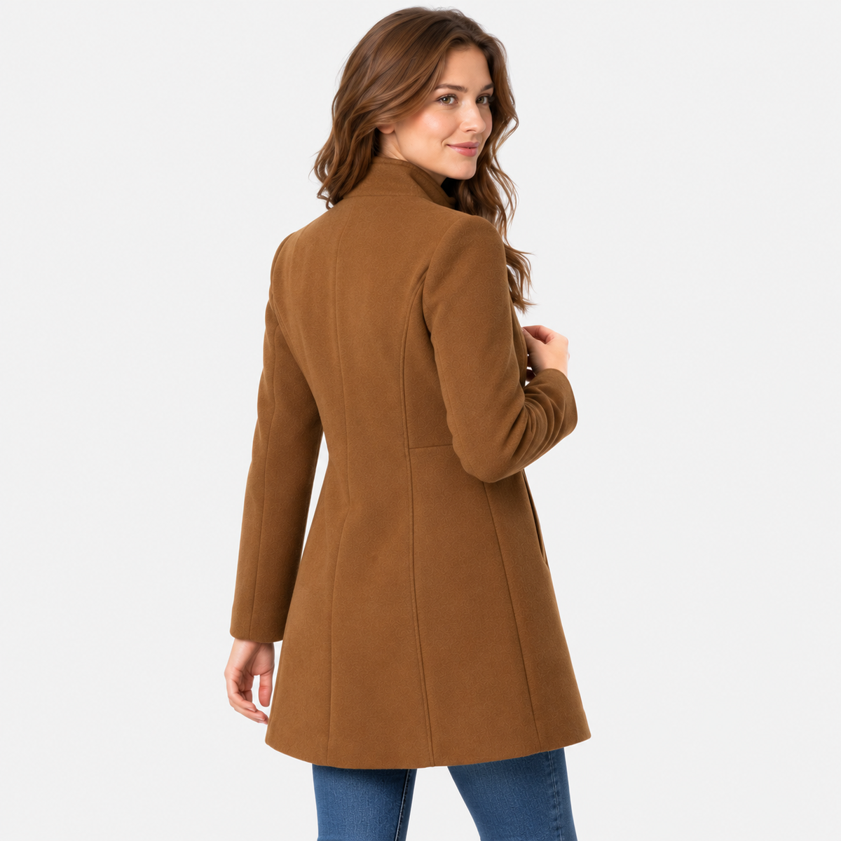 Cariova Mode I Women's Casual Coat - Solid Color Long Sleeve Outerwear
