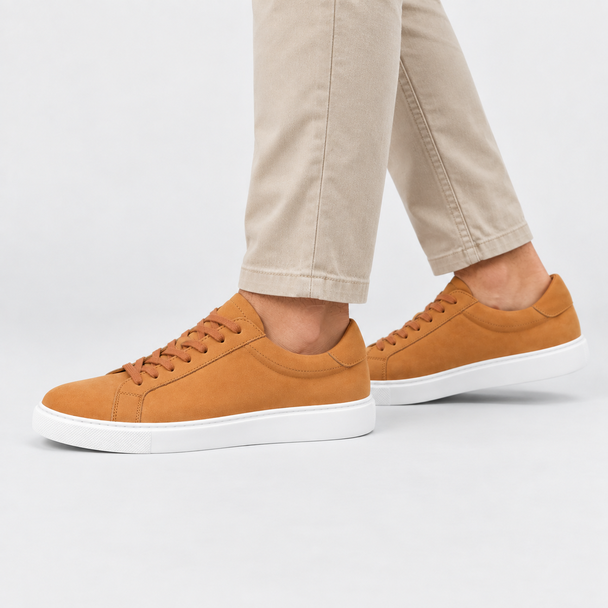 Cariova Mode I Men's Full-Grain Leather Casual Shoes - Lace-Up