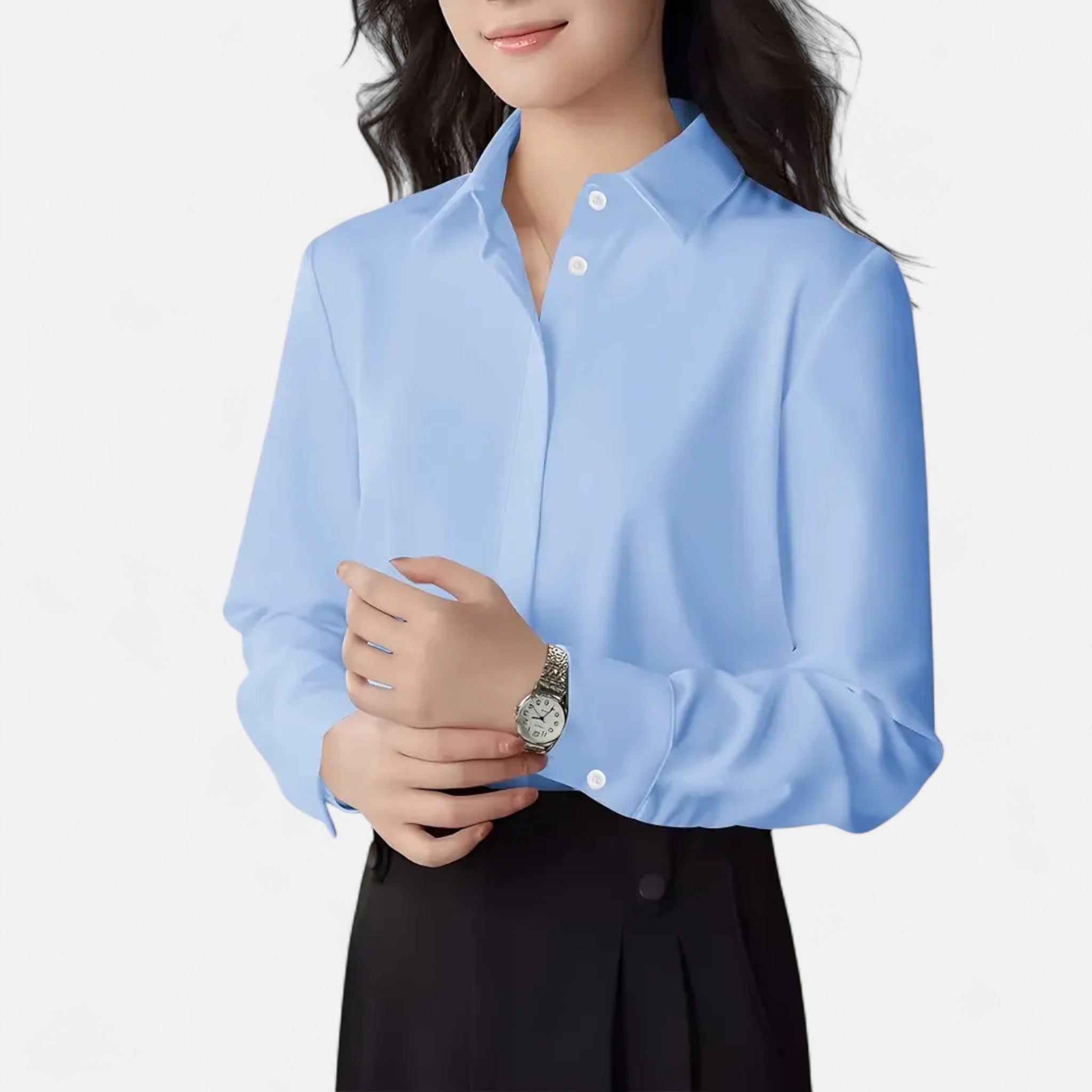 Cariova Mode | Women’s Long-Sleeve Blouse – Timeless Elegance