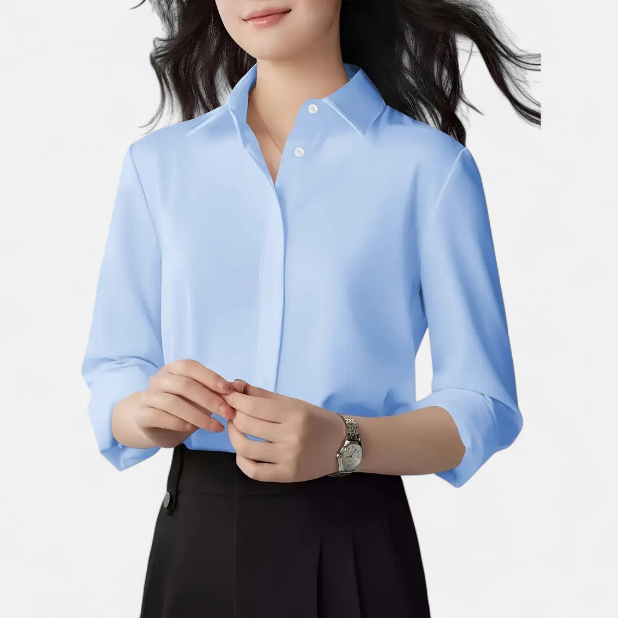 Cariova Mode | Women’s Long-Sleeve Blouse – Timeless Elegance