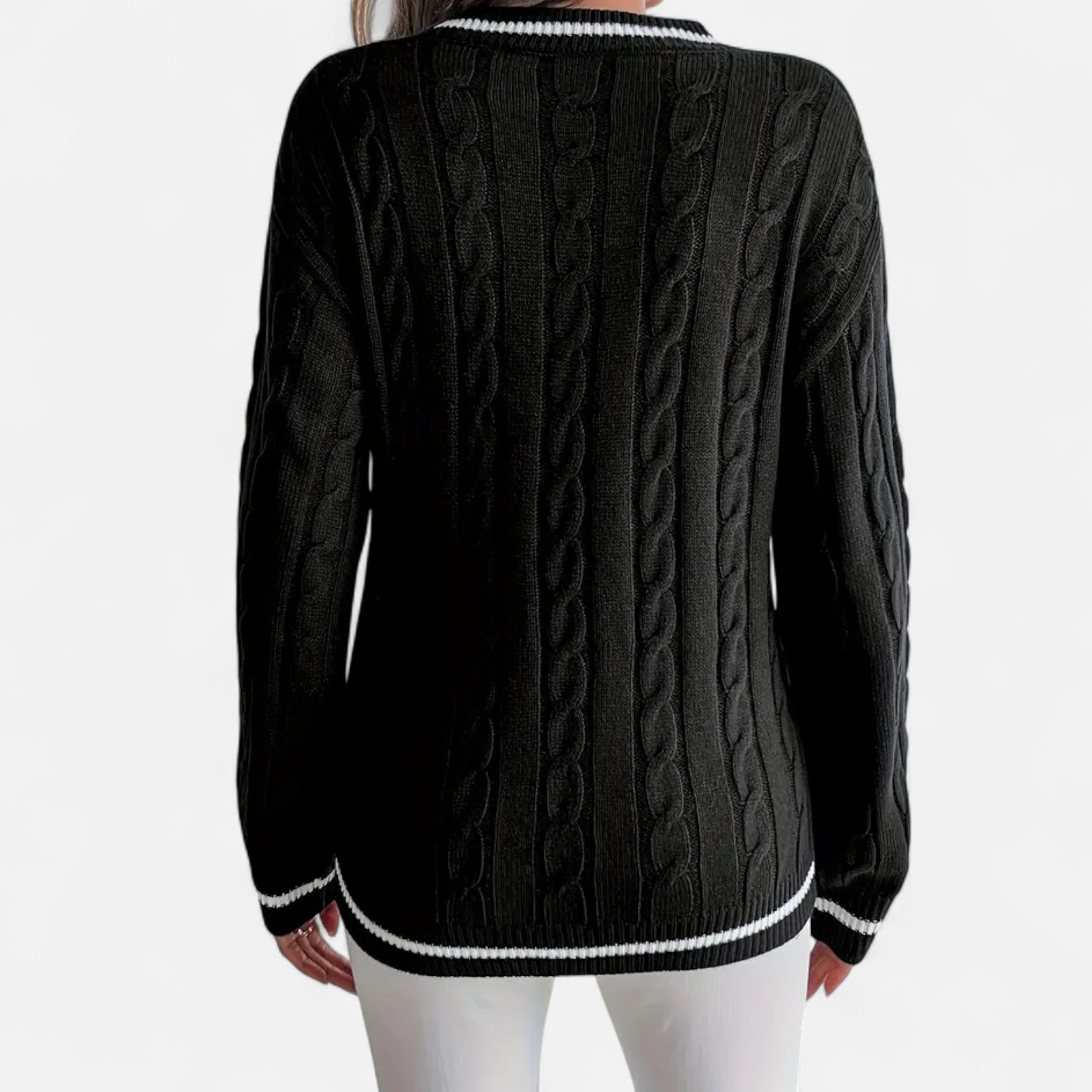 Cariova Mode I Women's V-Neck Sweater