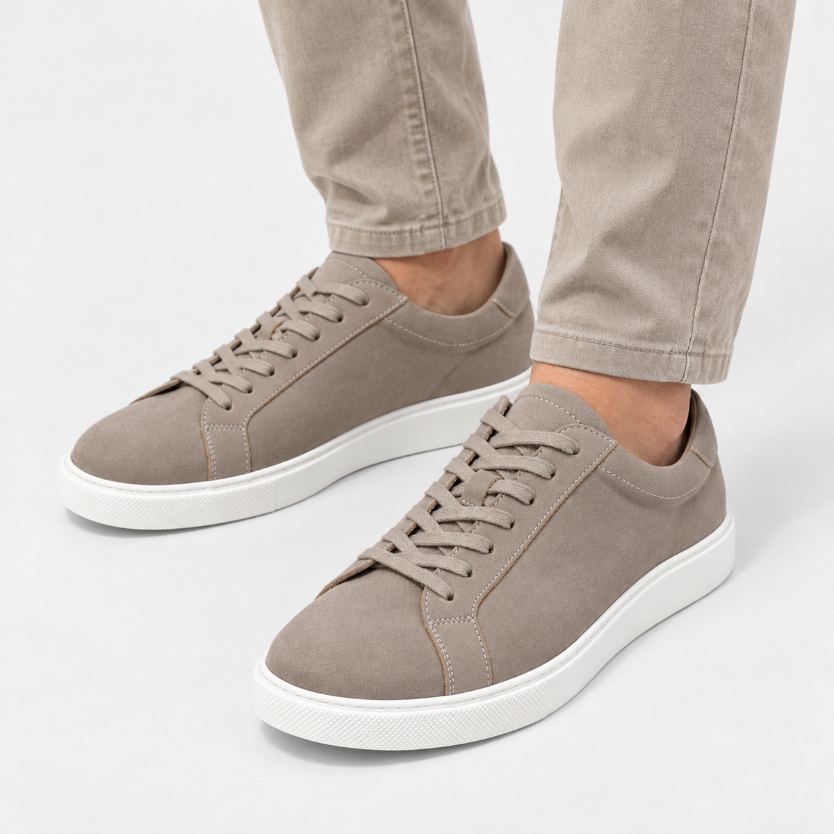 Cariova Mode I Men's Full-Grain Leather Casual Shoes - Lace-Up