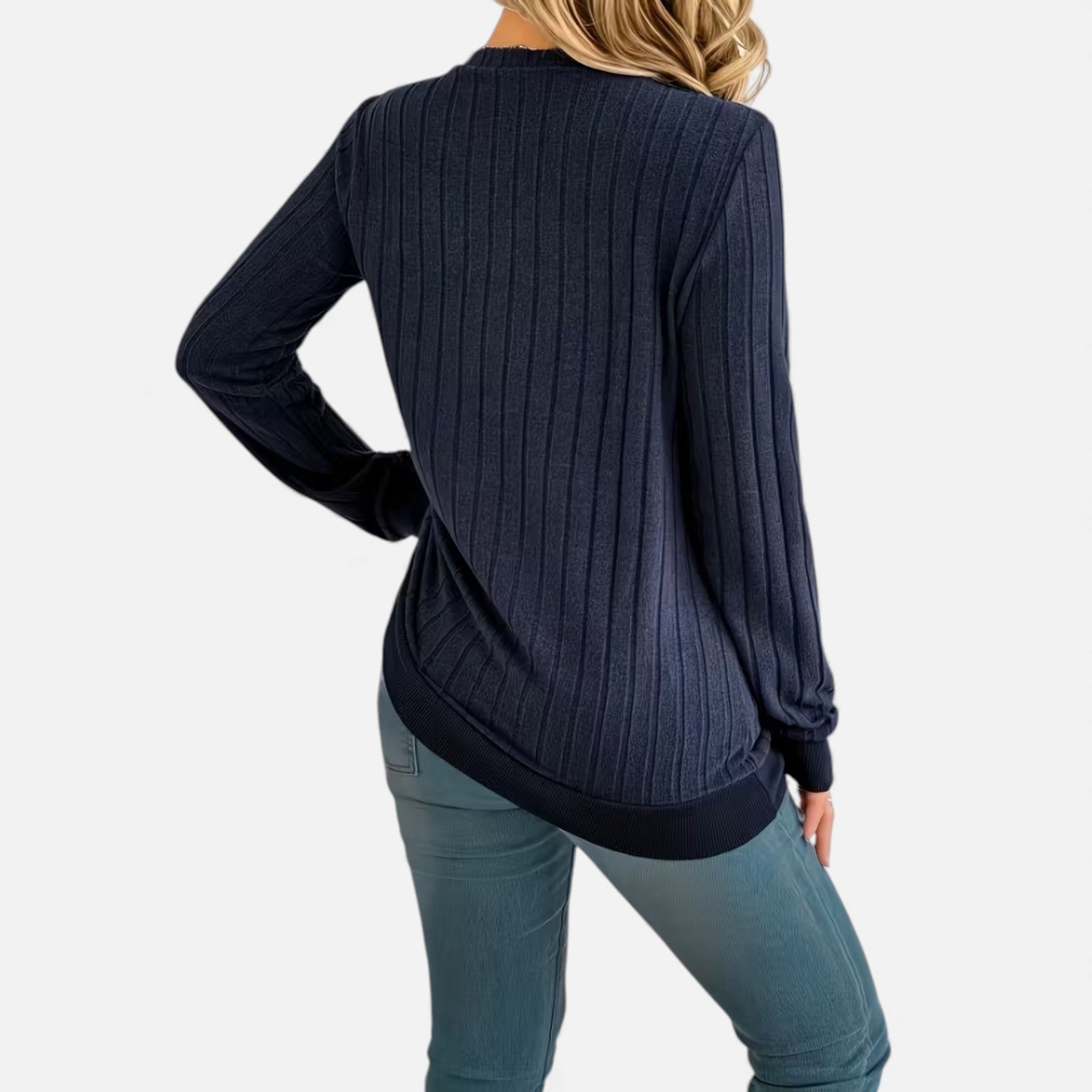 Cariova Mode | Women’s V-Neck Cashmere-Feel Sweater