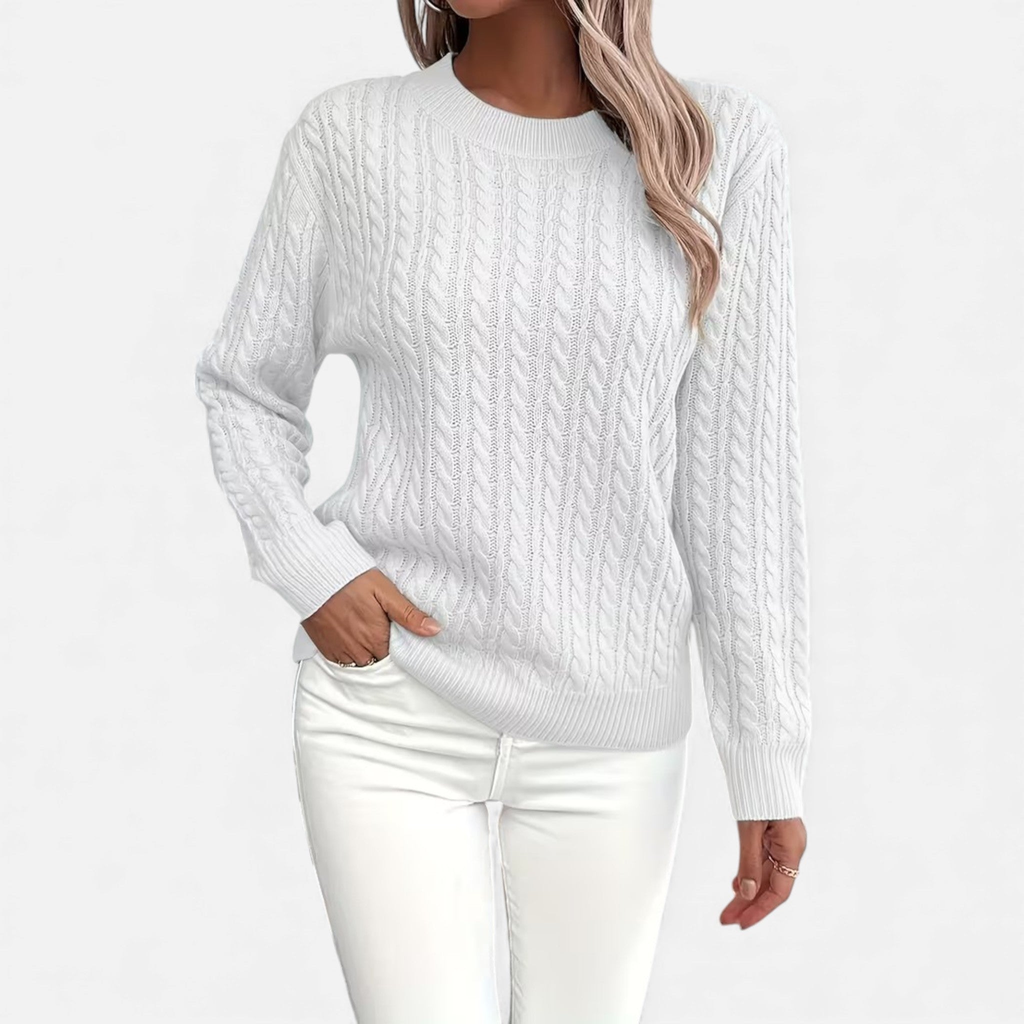 Cariova Mode | Women’s Cashmere-Soft Ribbed Sweater