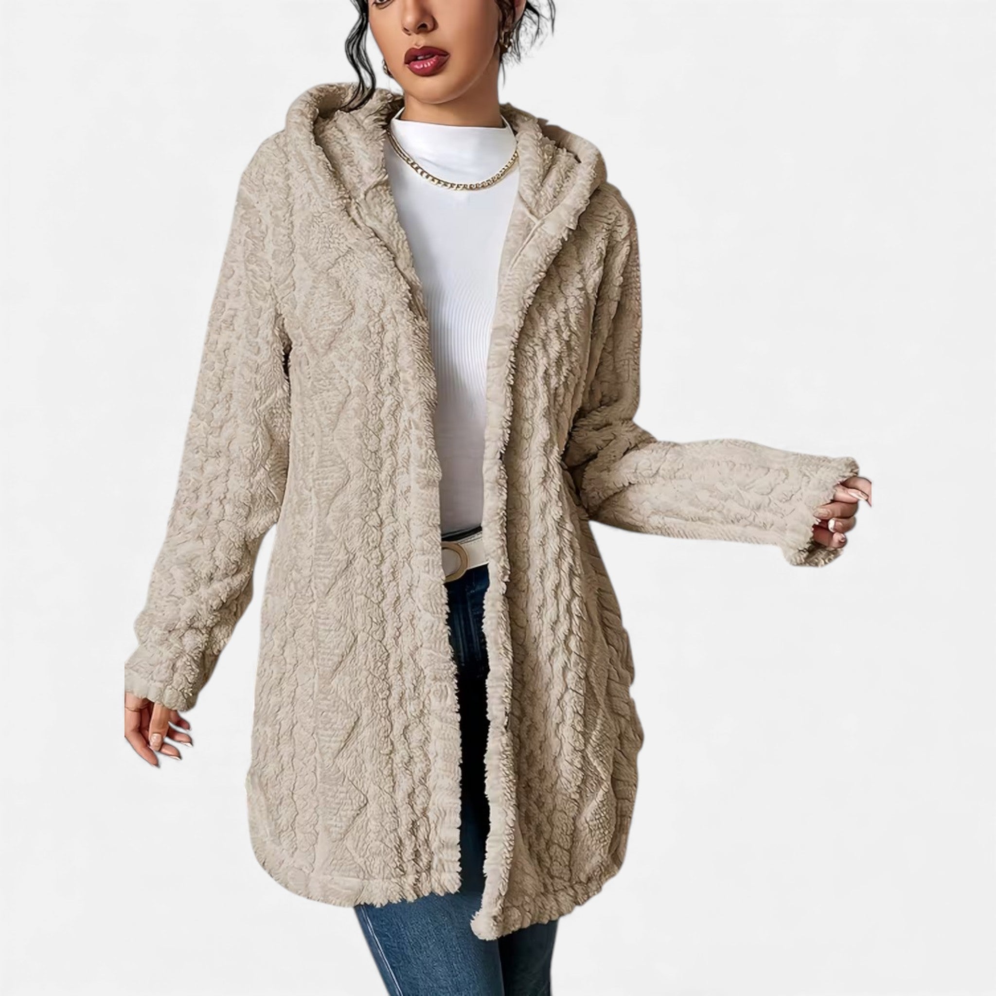 Cariova Mode | Women’s Heritage Jacquard Hooded Coat