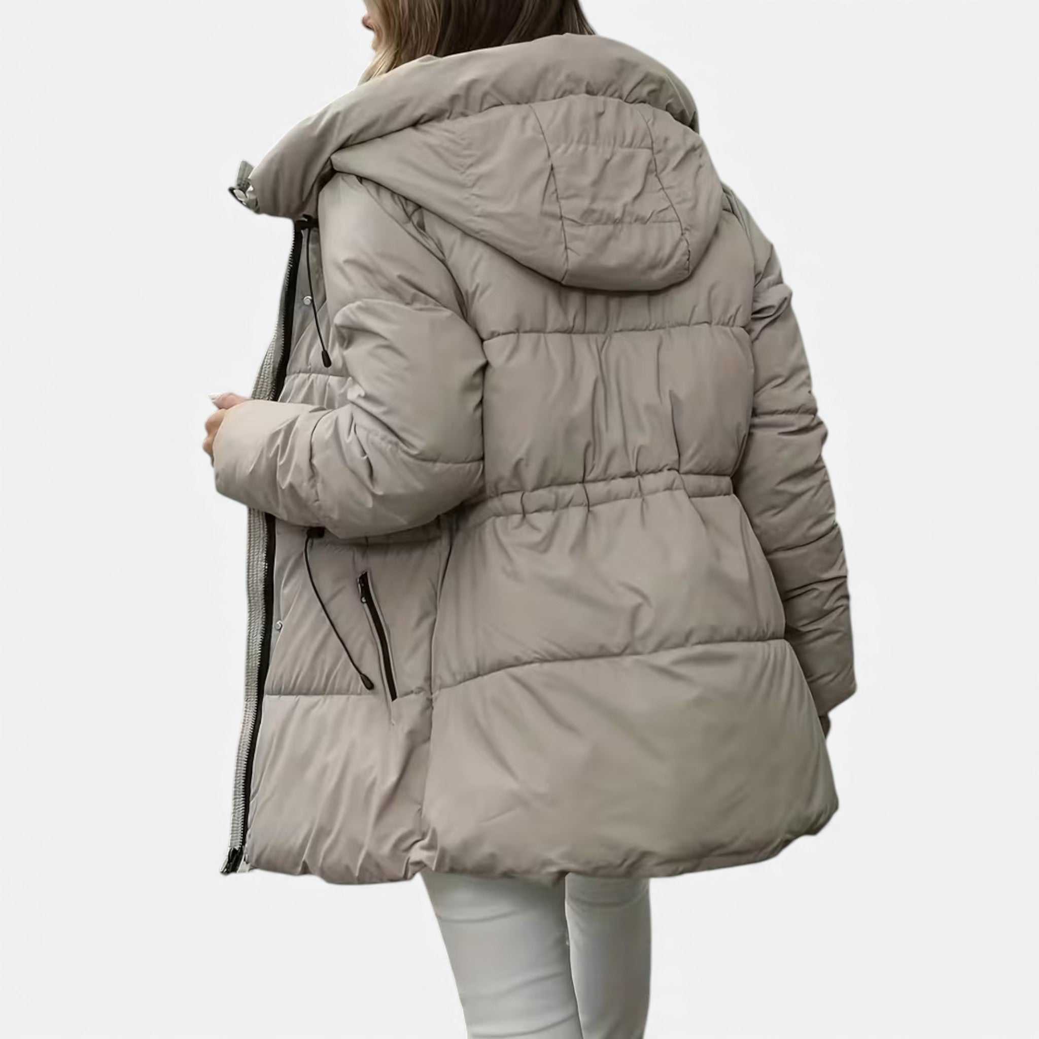 Cariova Mode | Women’s Heritage Puffer Coat with Belted Waist
