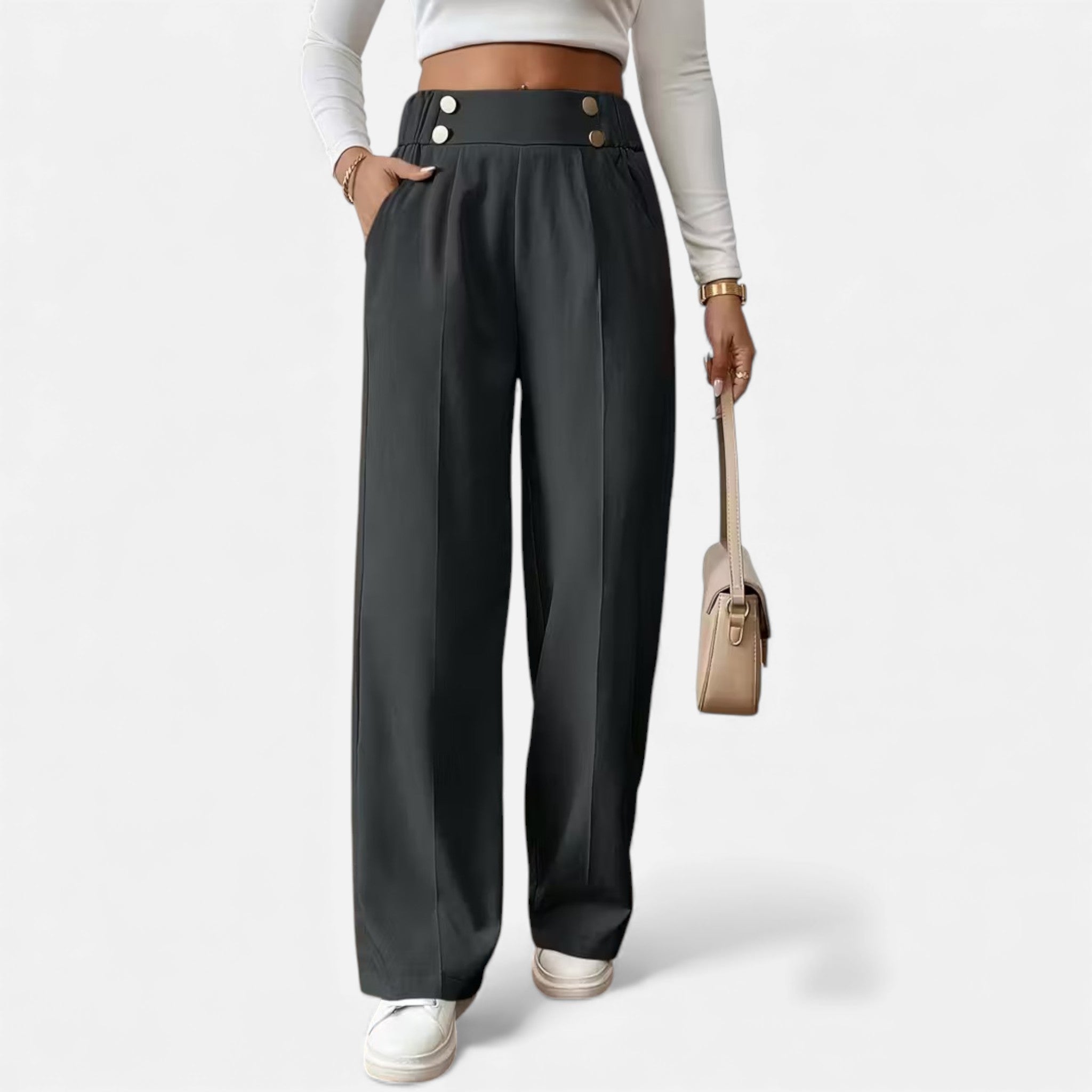 Cariova Mode | Women’s Riviera High-Waist Wide-Leg Trousers