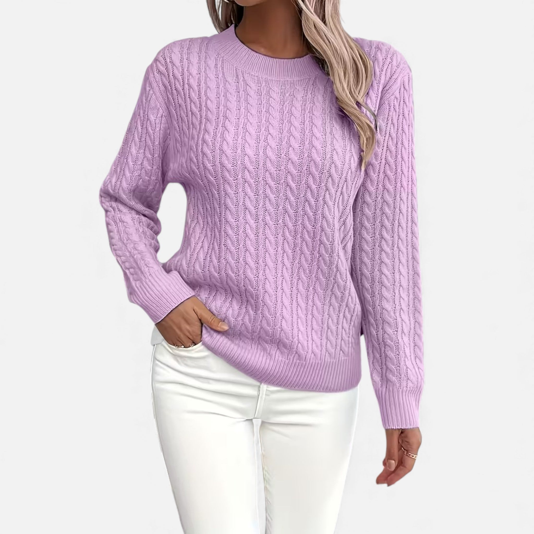 Cariova Mode | Women’s Cashmere-Soft Ribbed Sweater