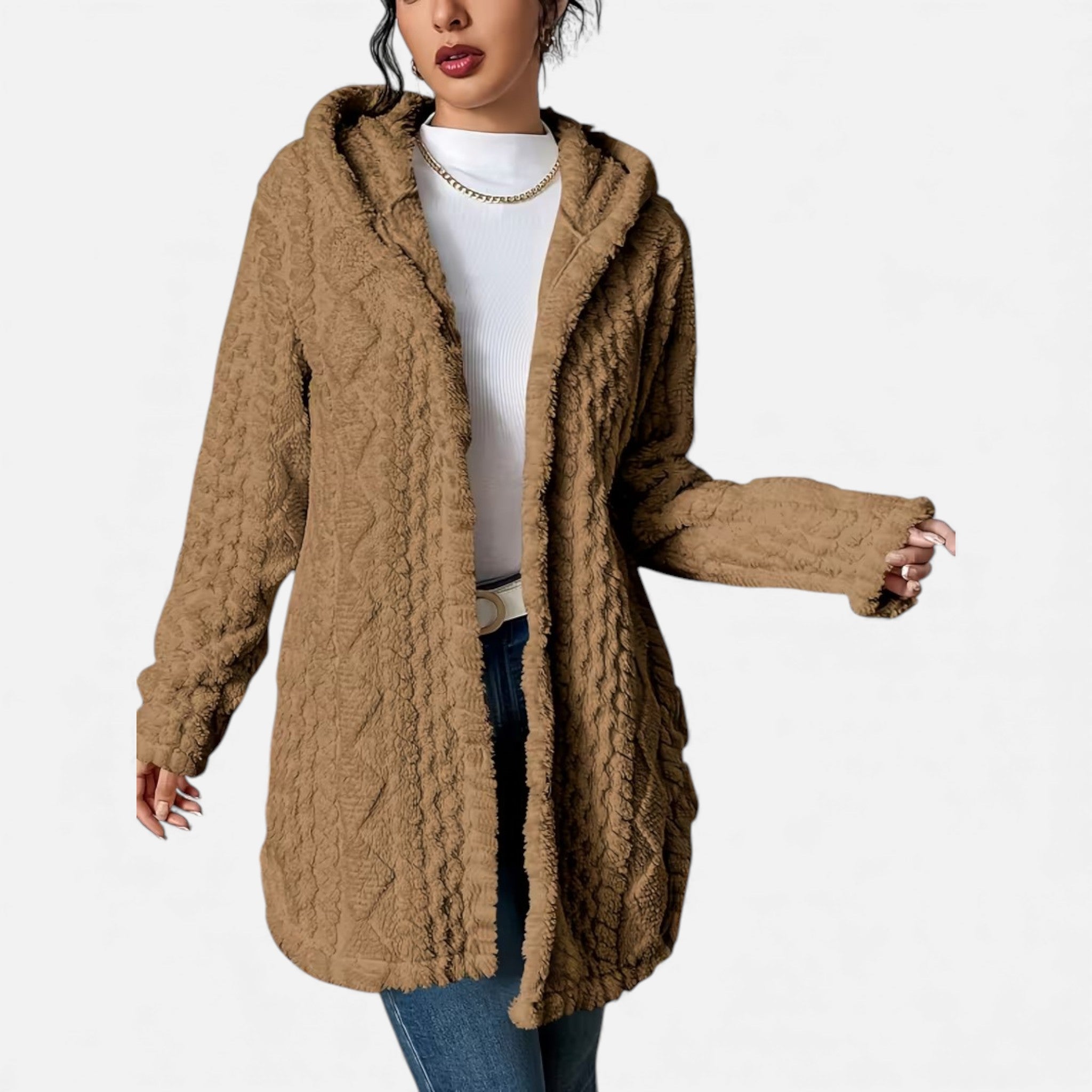 Cariova Mode | Women’s Heritage Jacquard Hooded Coat