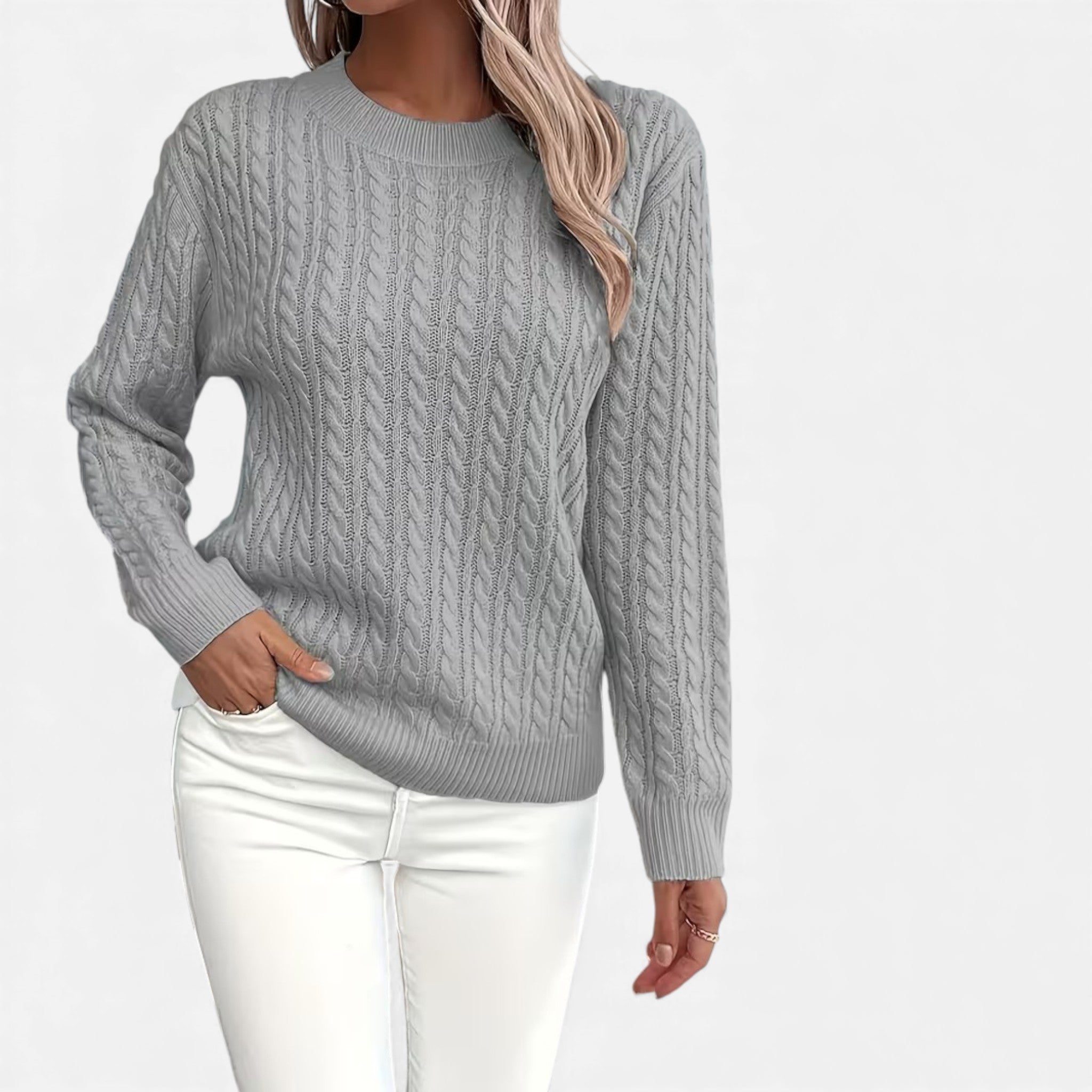 Cariova Mode | Women’s Cashmere-Soft Ribbed Sweater