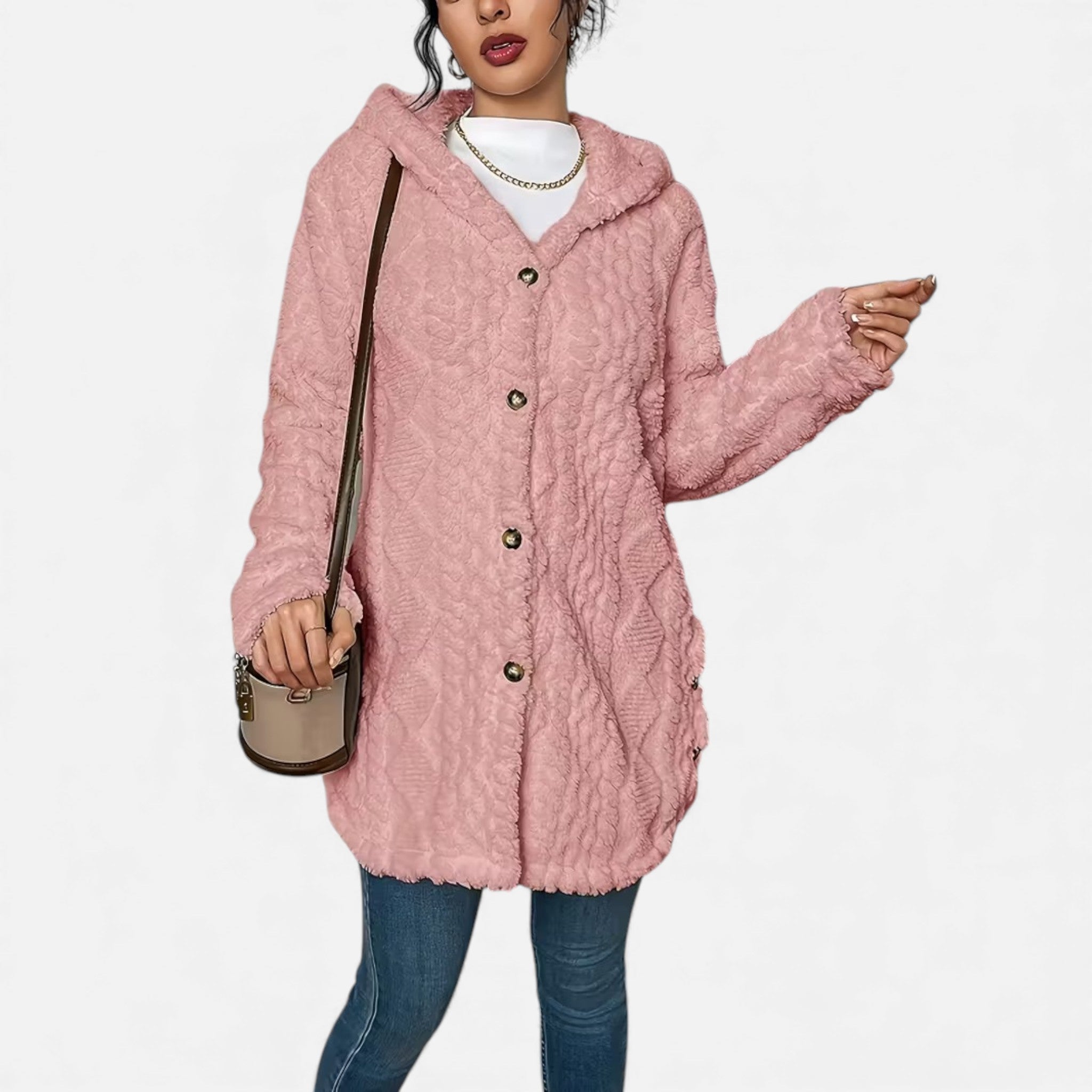 Cariova Mode | Women’s Heritage Jacquard Hooded Coat