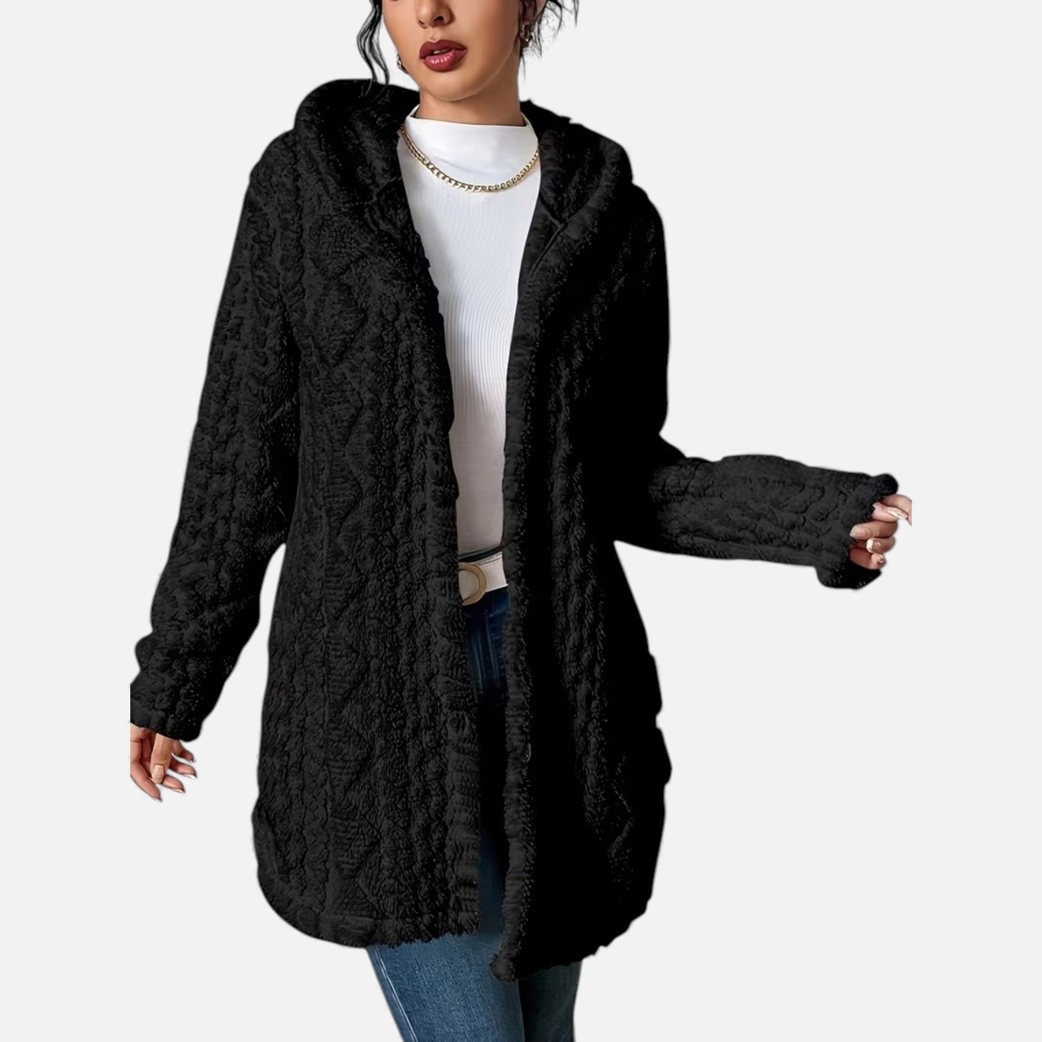 Cariova Mode | Women’s Heritage Jacquard Hooded Coat