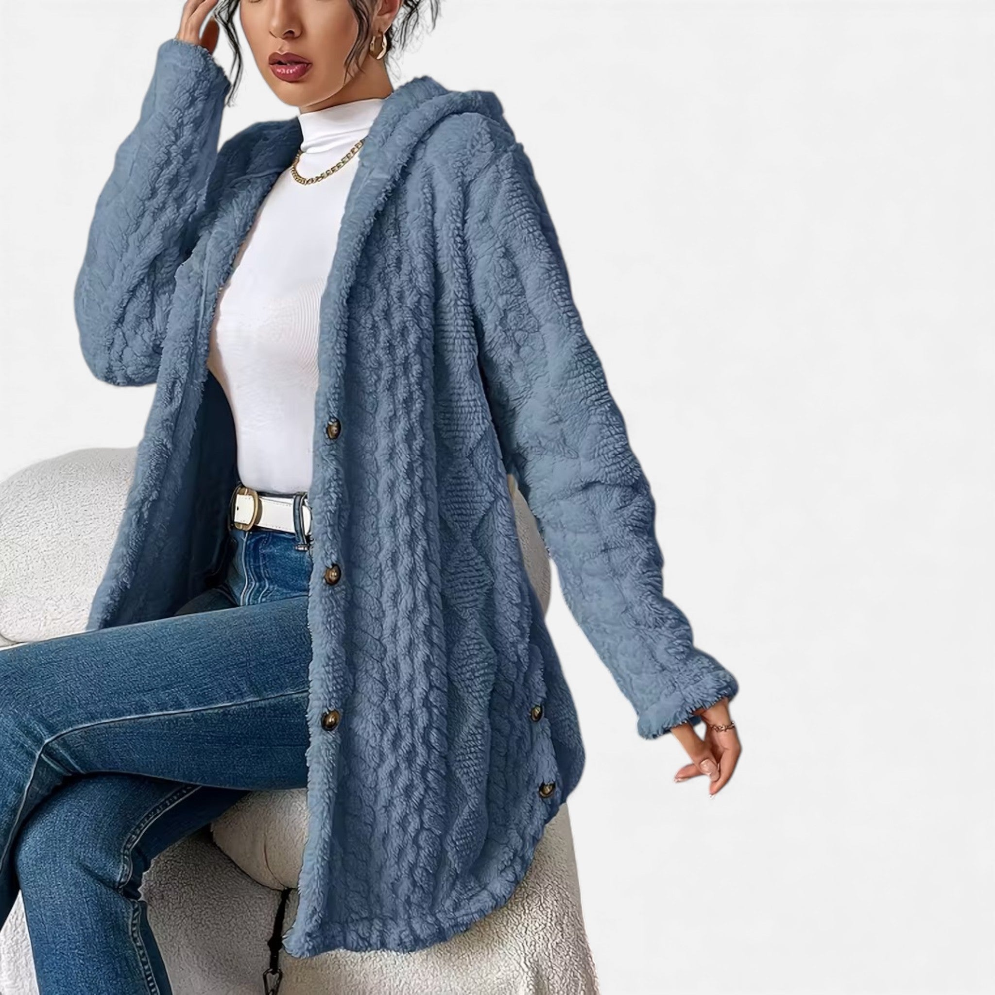 Cariova Mode | Women’s Heritage Jacquard Hooded Coat