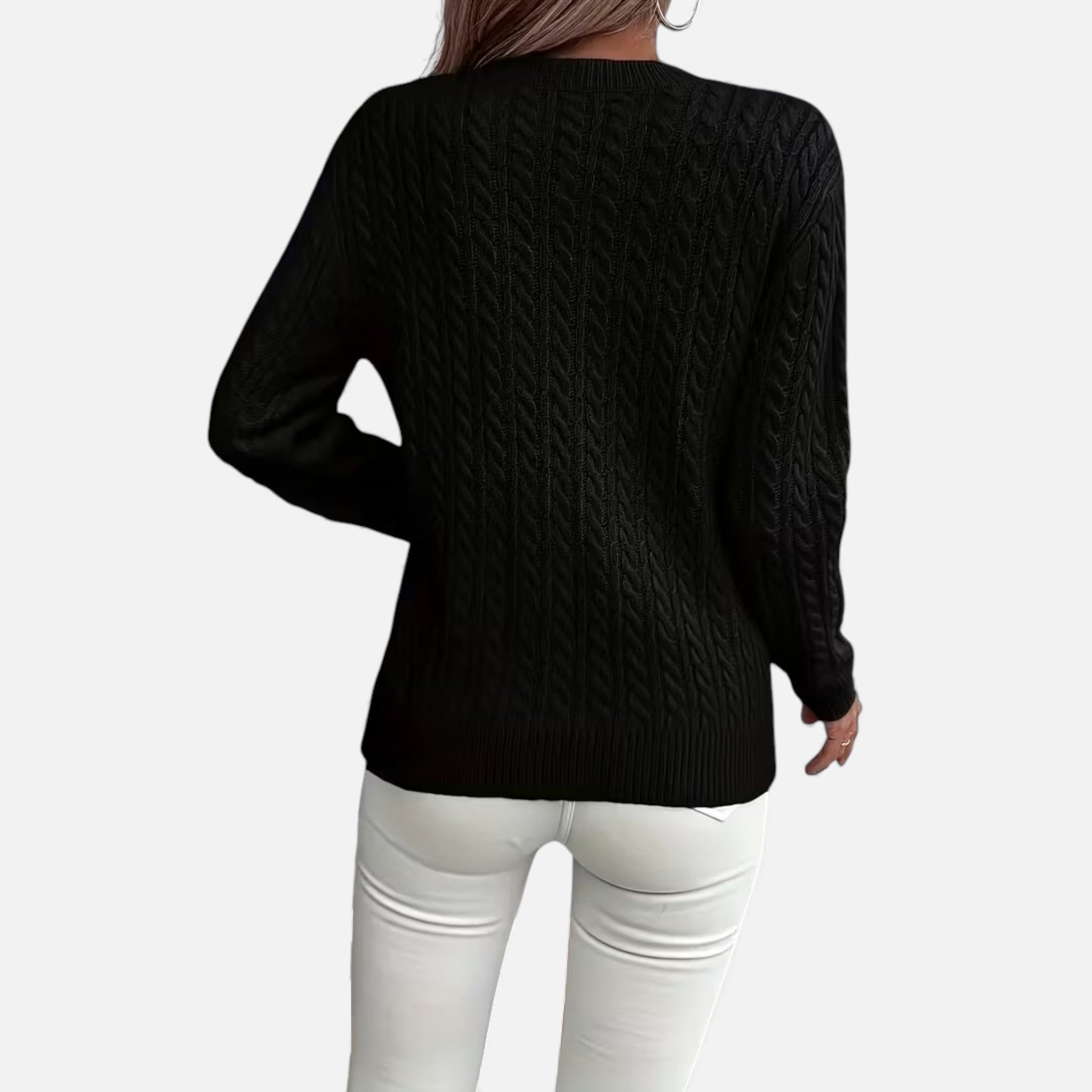 Cariova Mode | Women’s Cashmere-Soft Ribbed Sweater