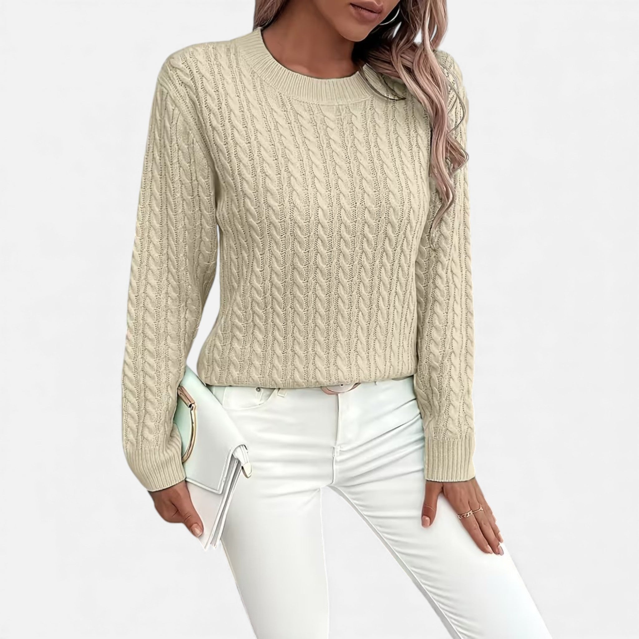 Cariova Mode | Women’s Cashmere-Soft Ribbed Sweater
