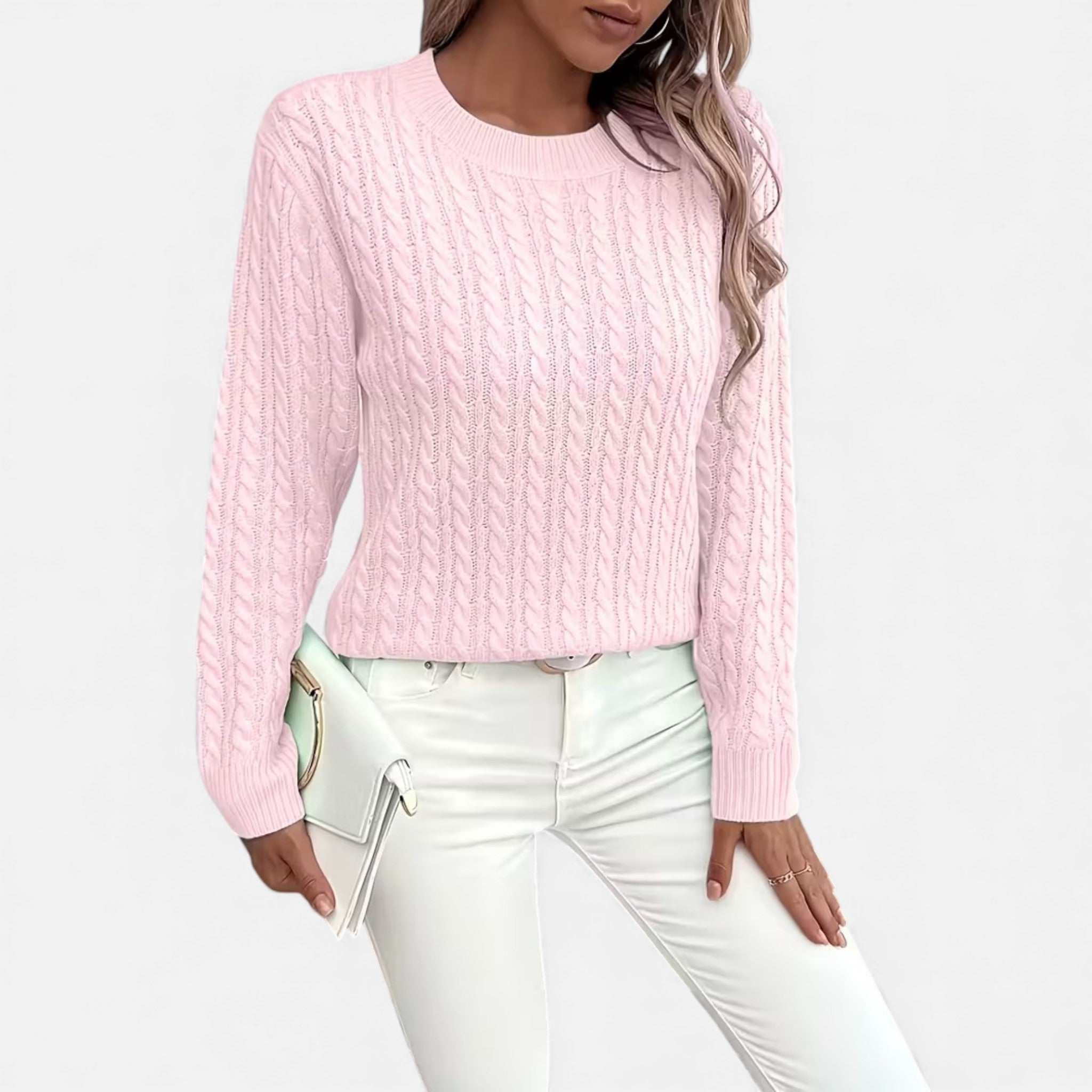 Cariova Mode | Women’s Cashmere-Soft Ribbed Sweater